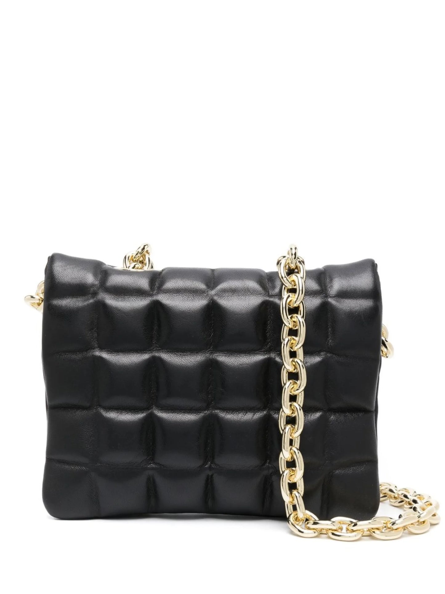 quilted leather shoulder bag