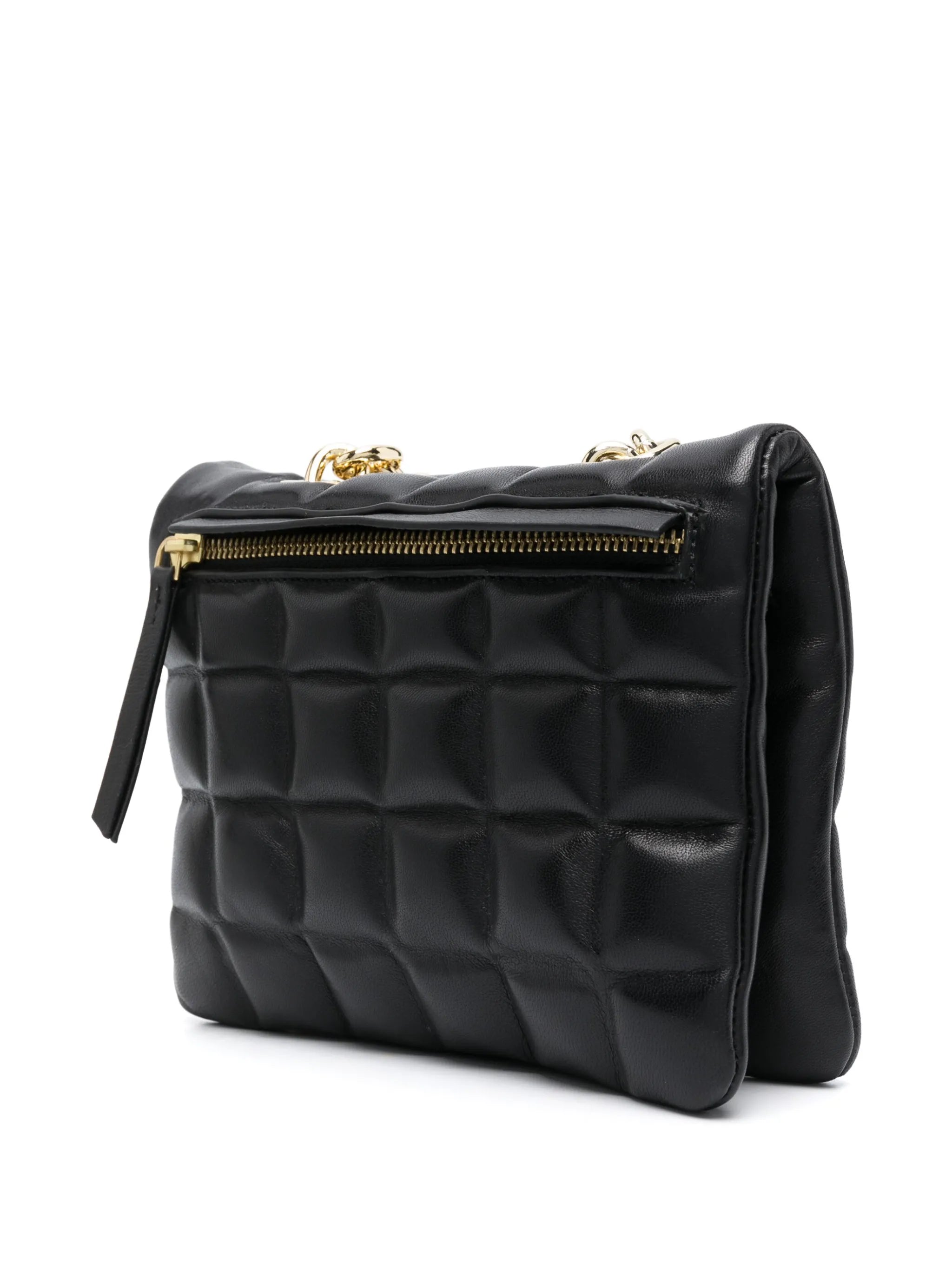 quilted leather shoulder bag