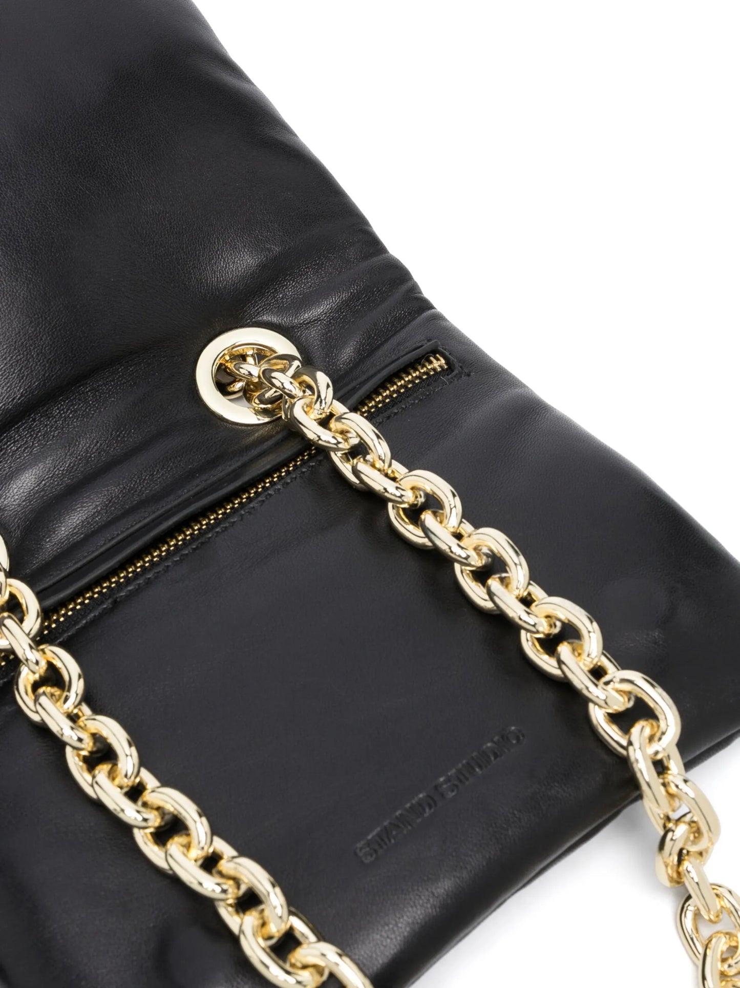 quilted leather shoulder bag