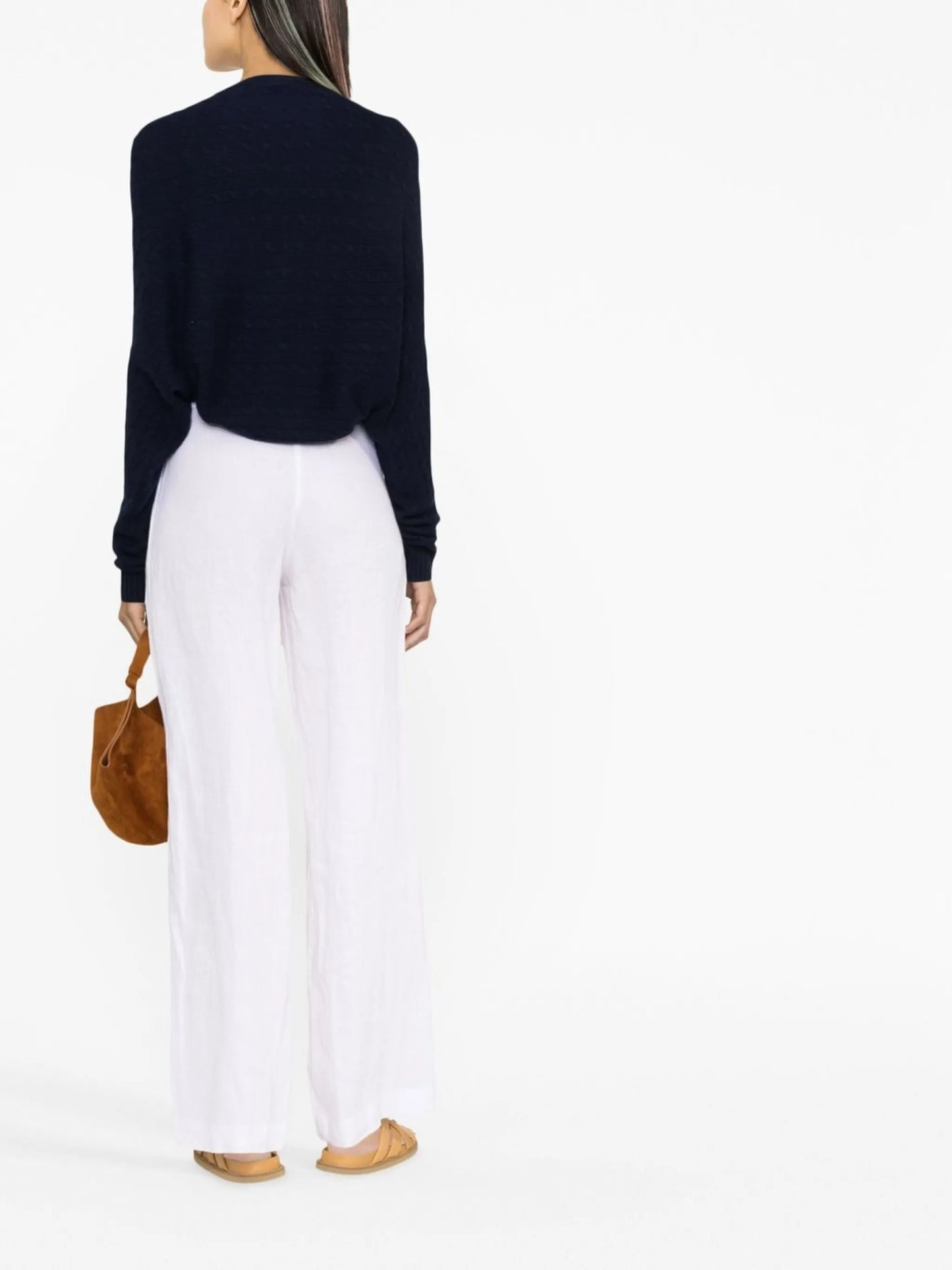 open front cropped cardigan