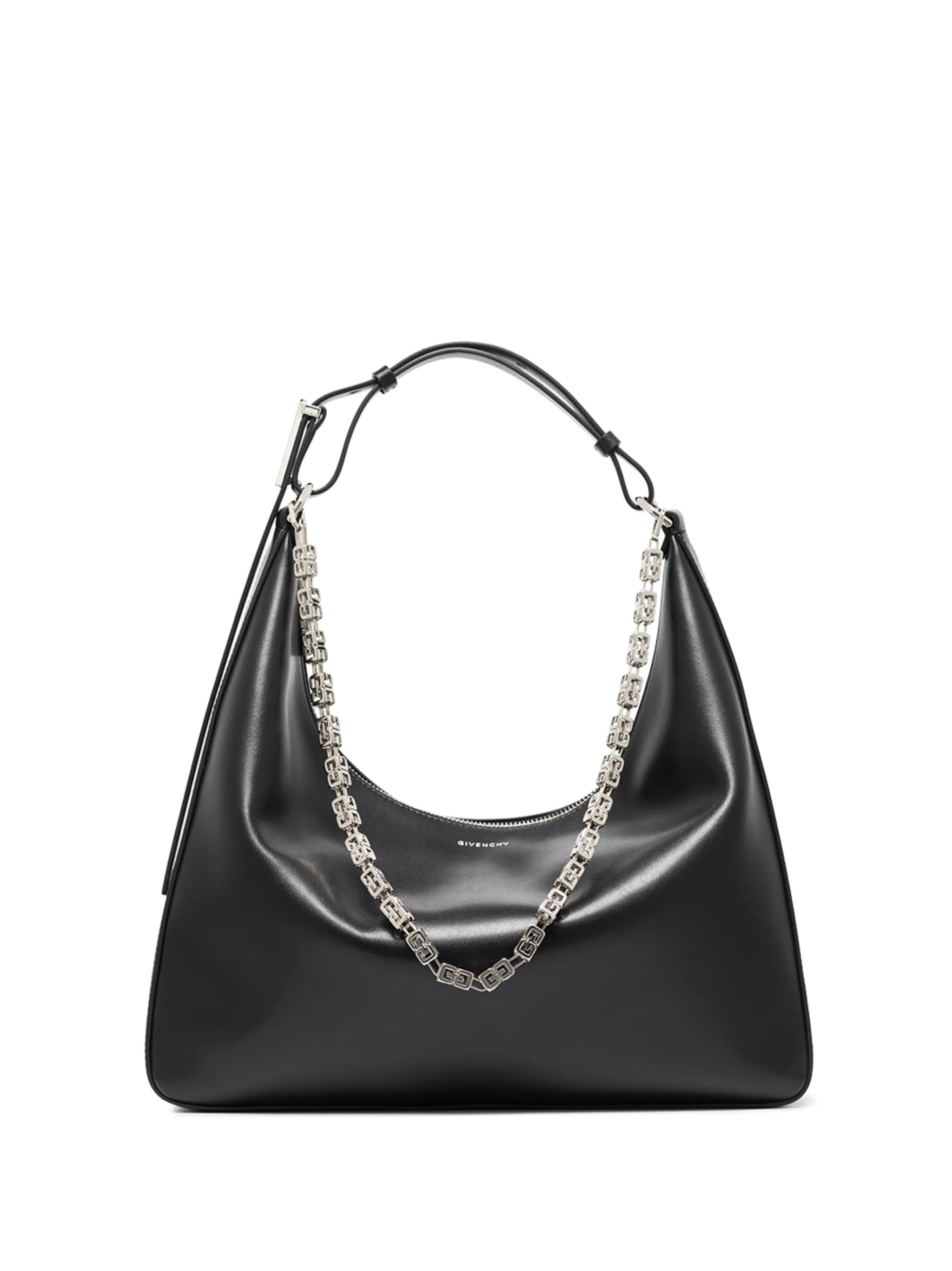 Moon Cut leather shoulder bag