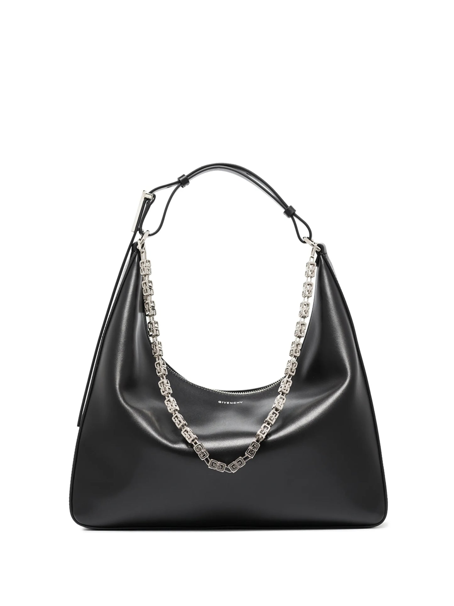 Moon Cut leather shoulder bag