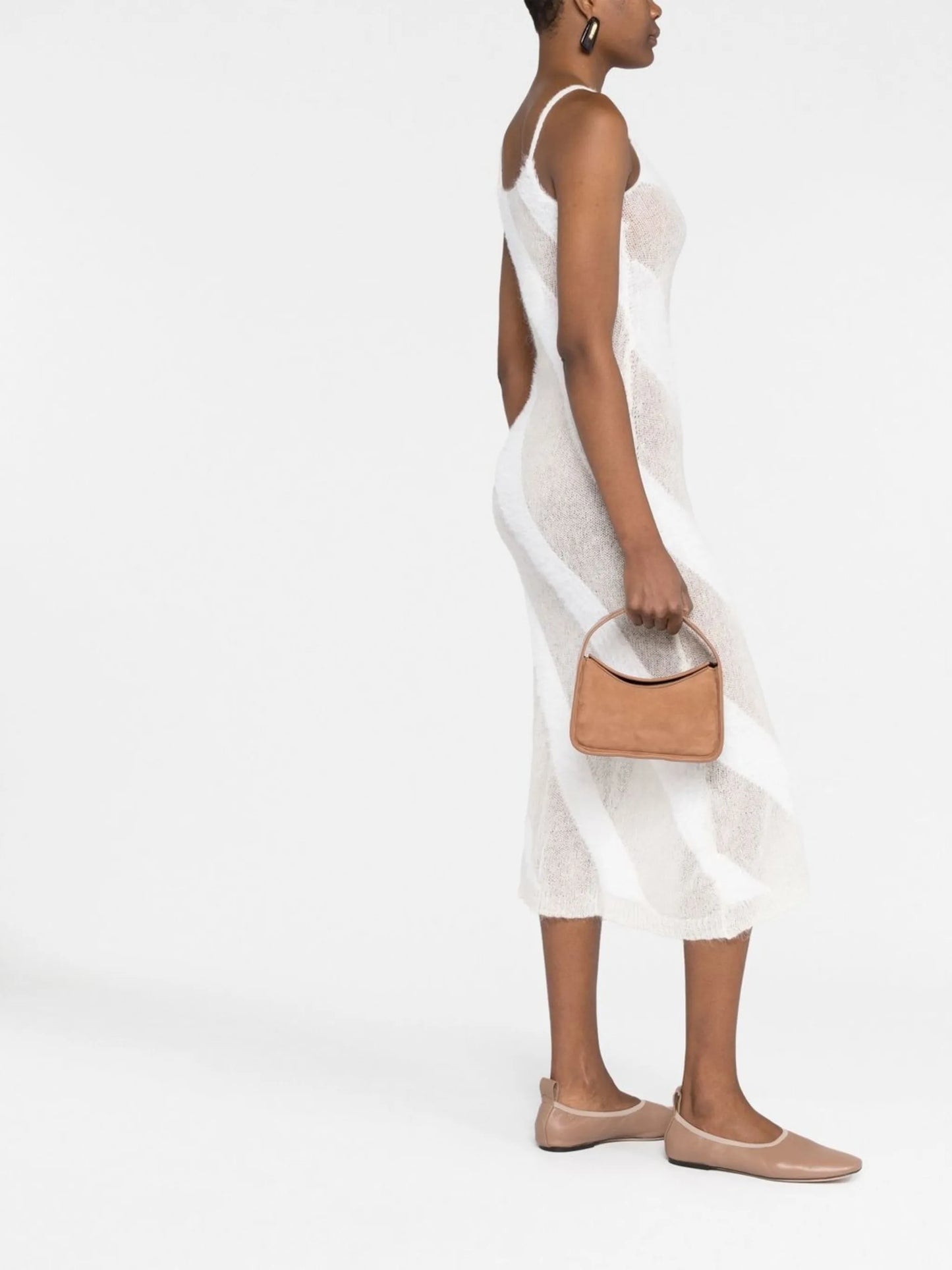 Minnie Gigi Suede Leather Bag