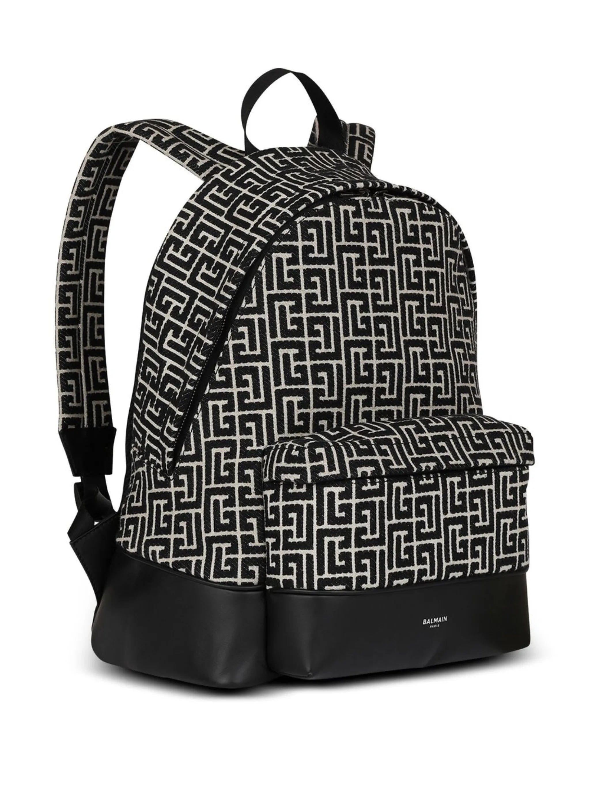 all-over logo-pattern backpack