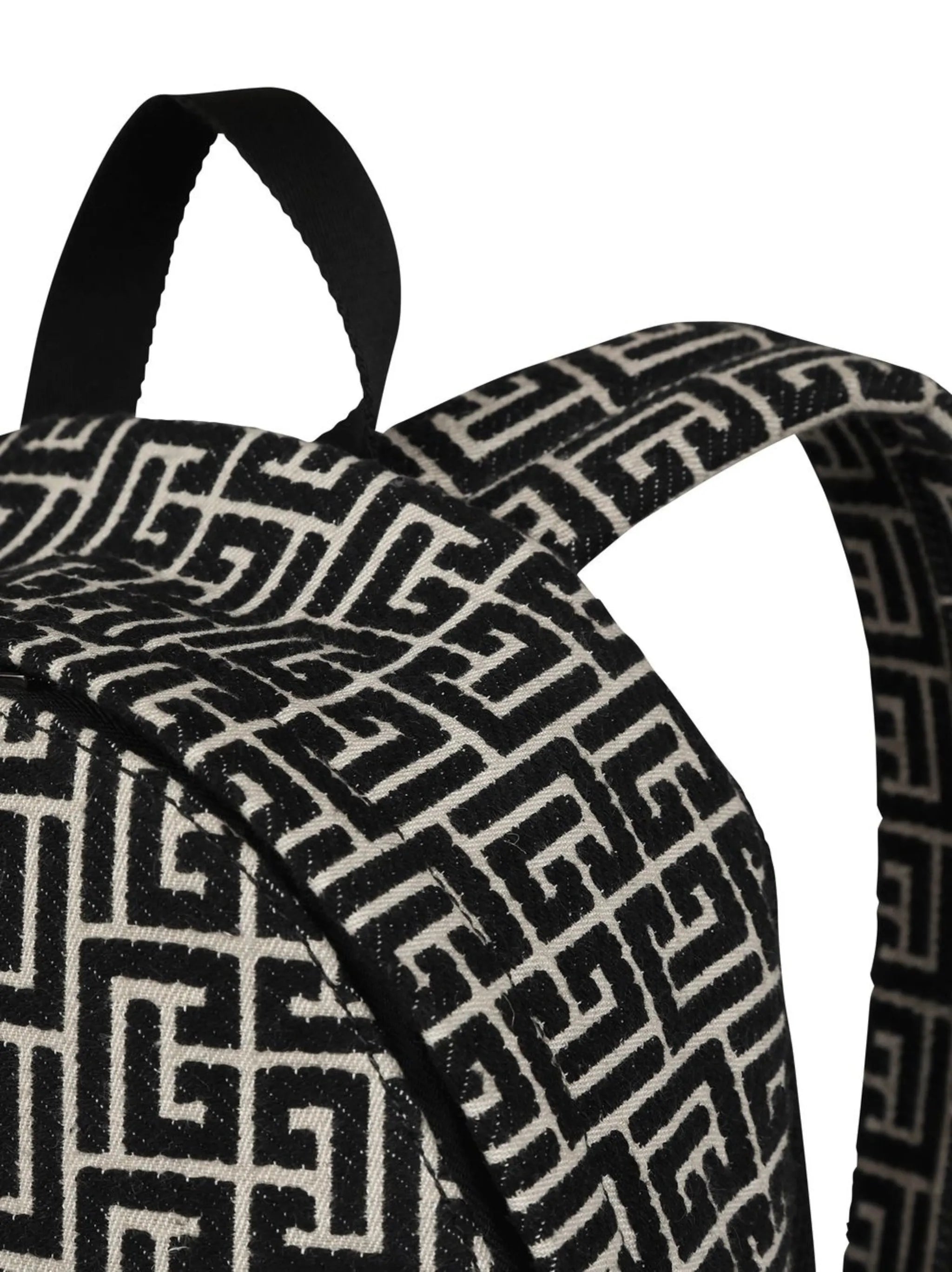 all-over logo-pattern backpack