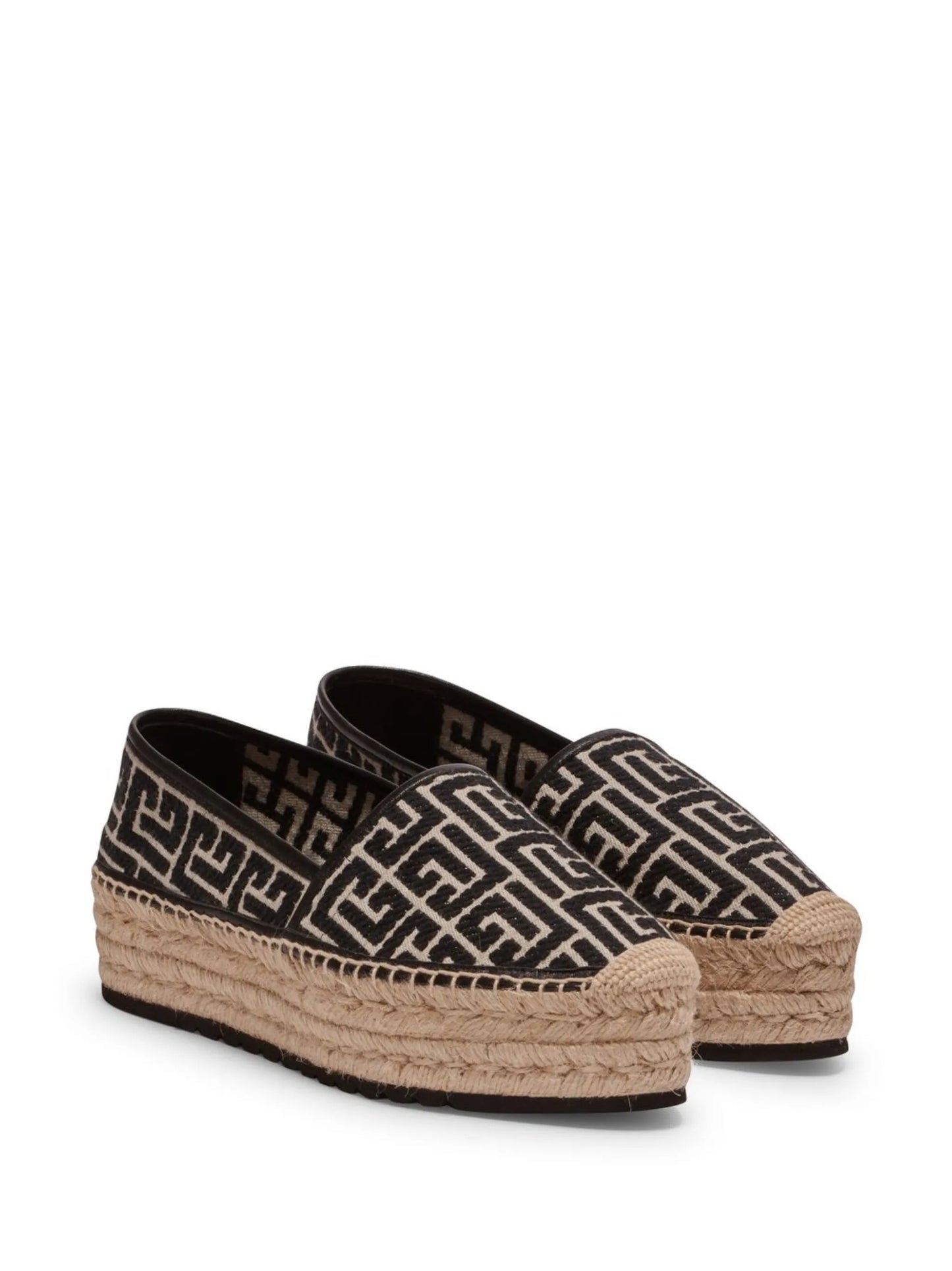 monogram platform espadrilles