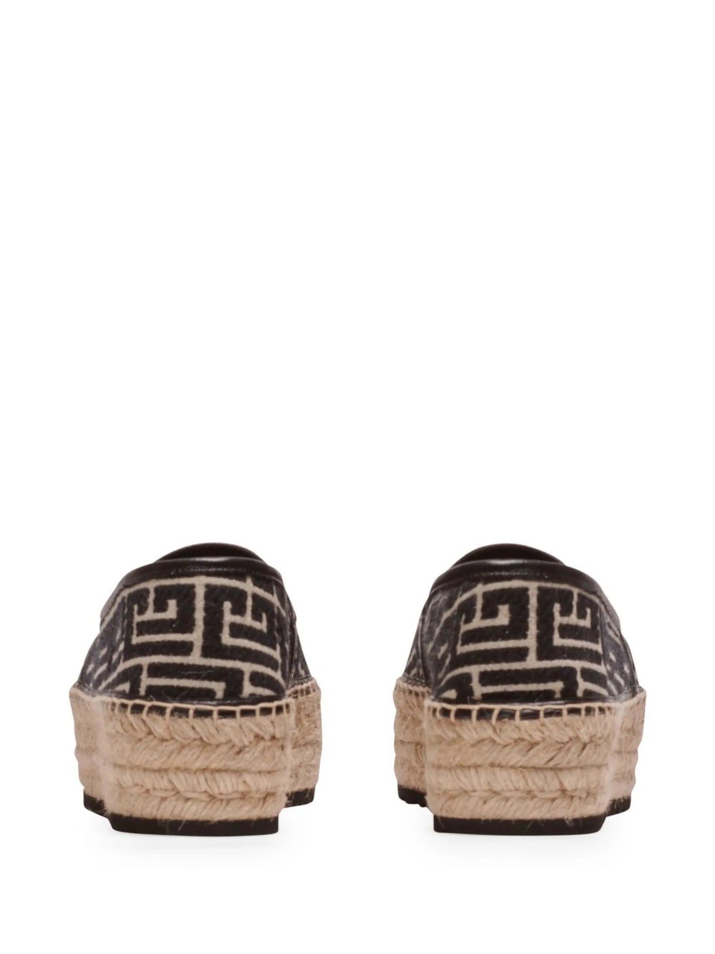 monogram platform espadrilles