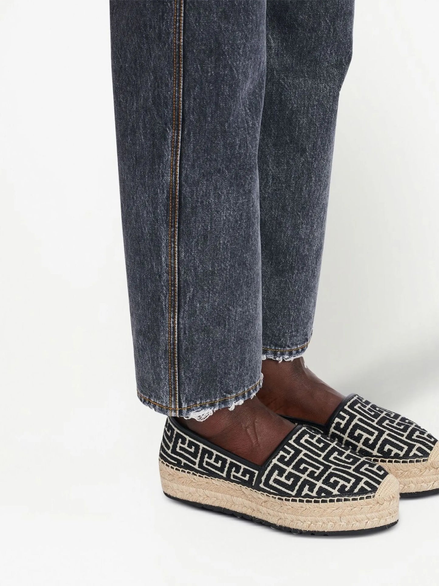 monogram platform espadrilles