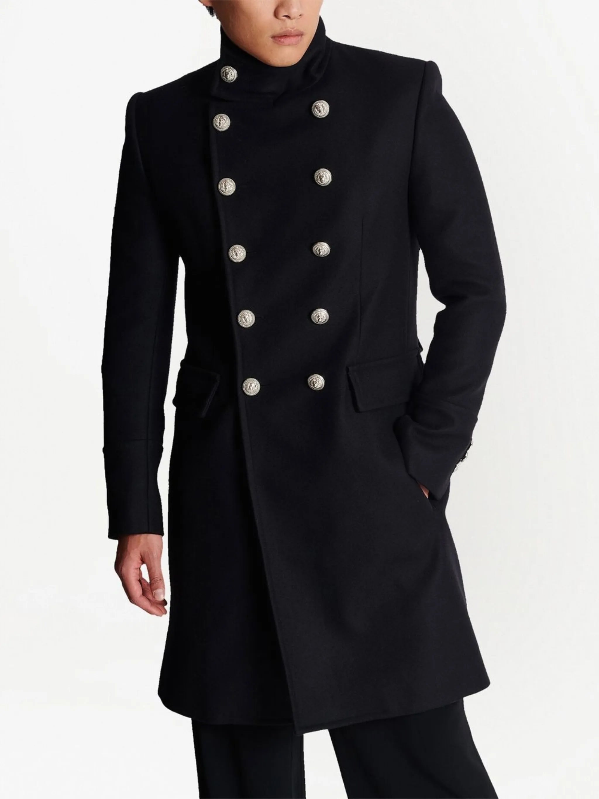 double-breasted wool coats