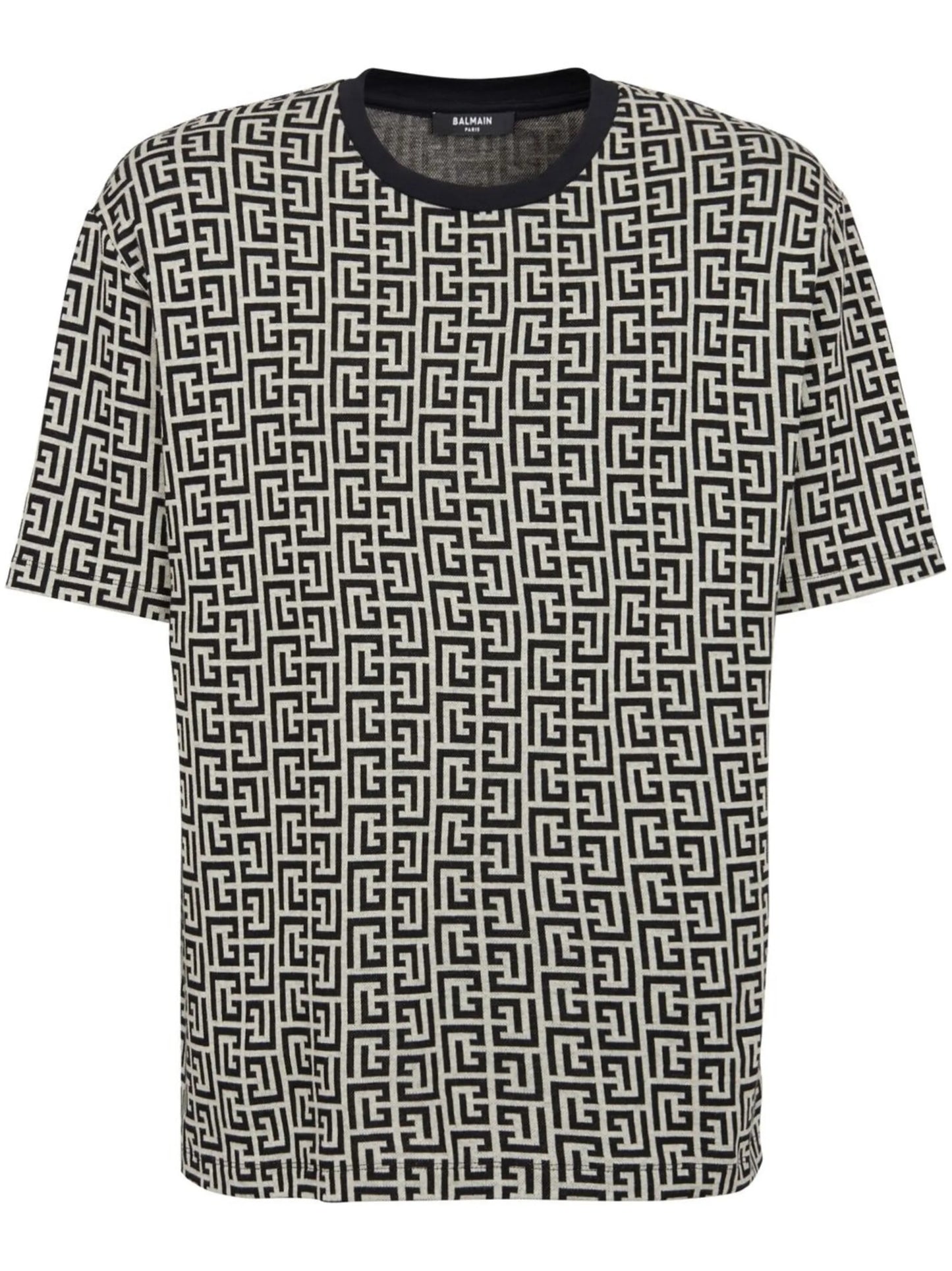 monogram-print cotton T-shirt