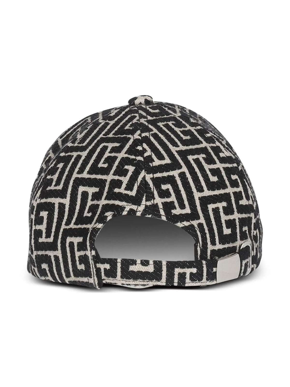 monogram-pattern baseball cap