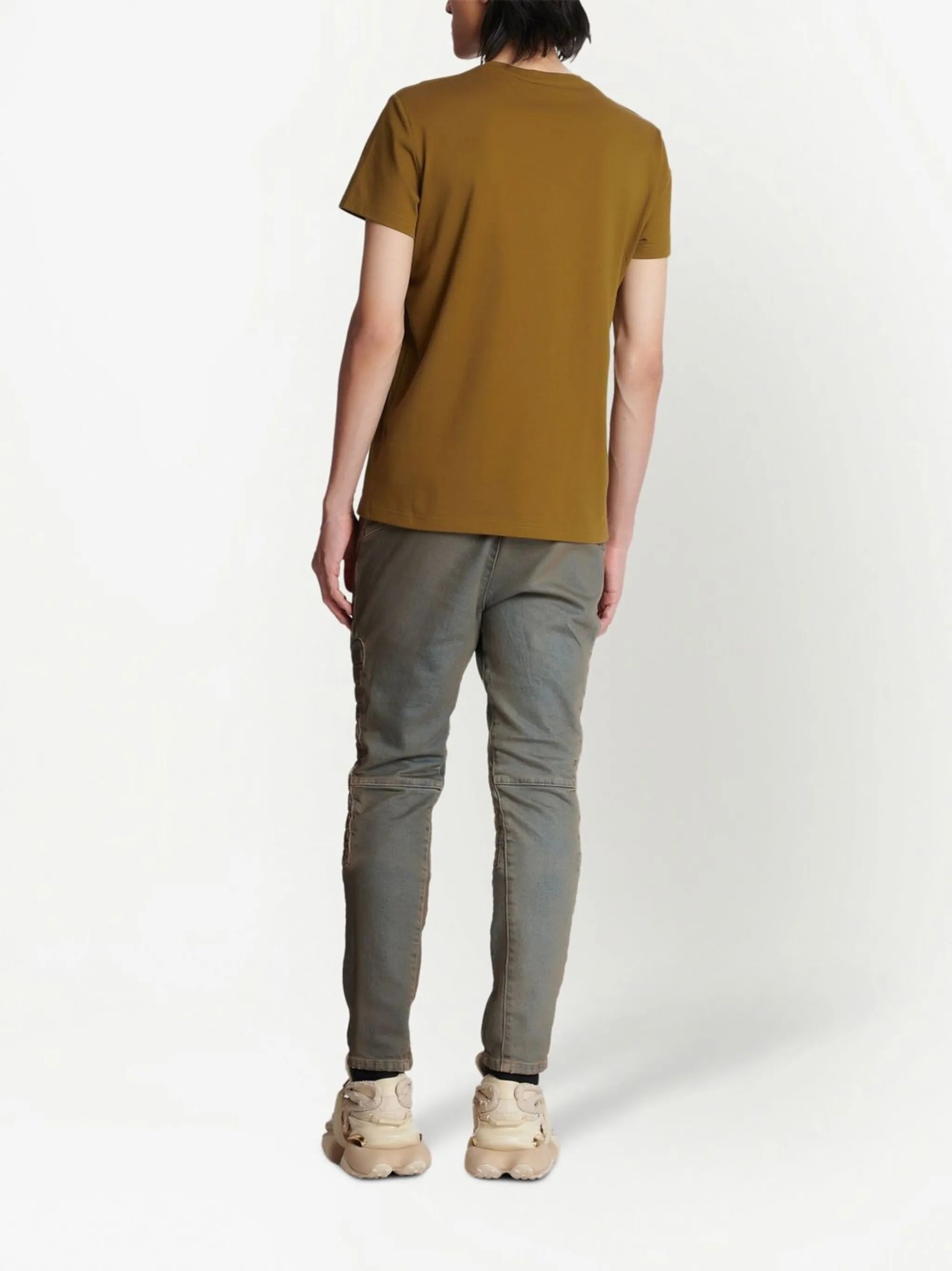 logo-print organic-cotton T-shirt