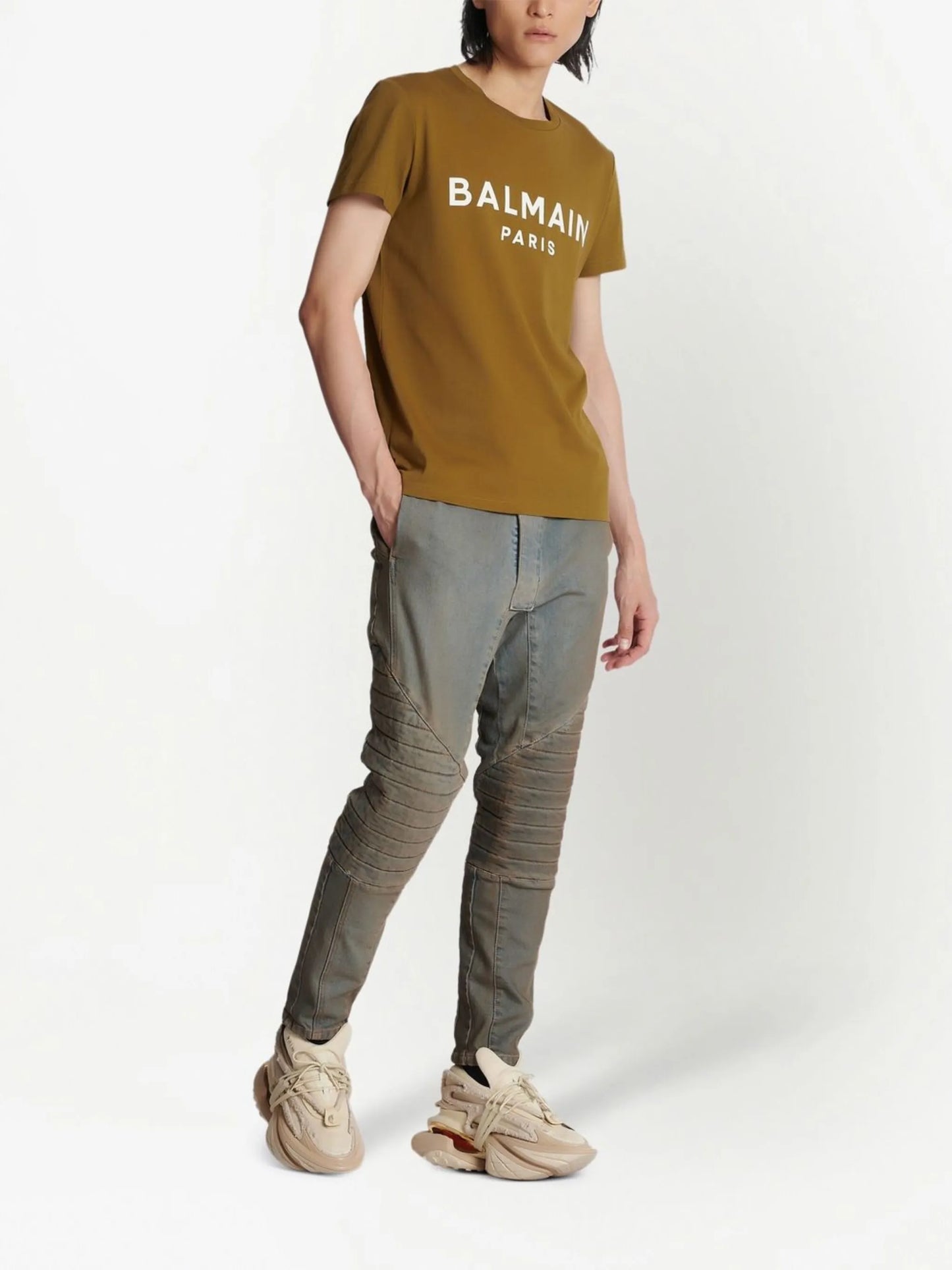 logo-print organic-cotton T-shirt