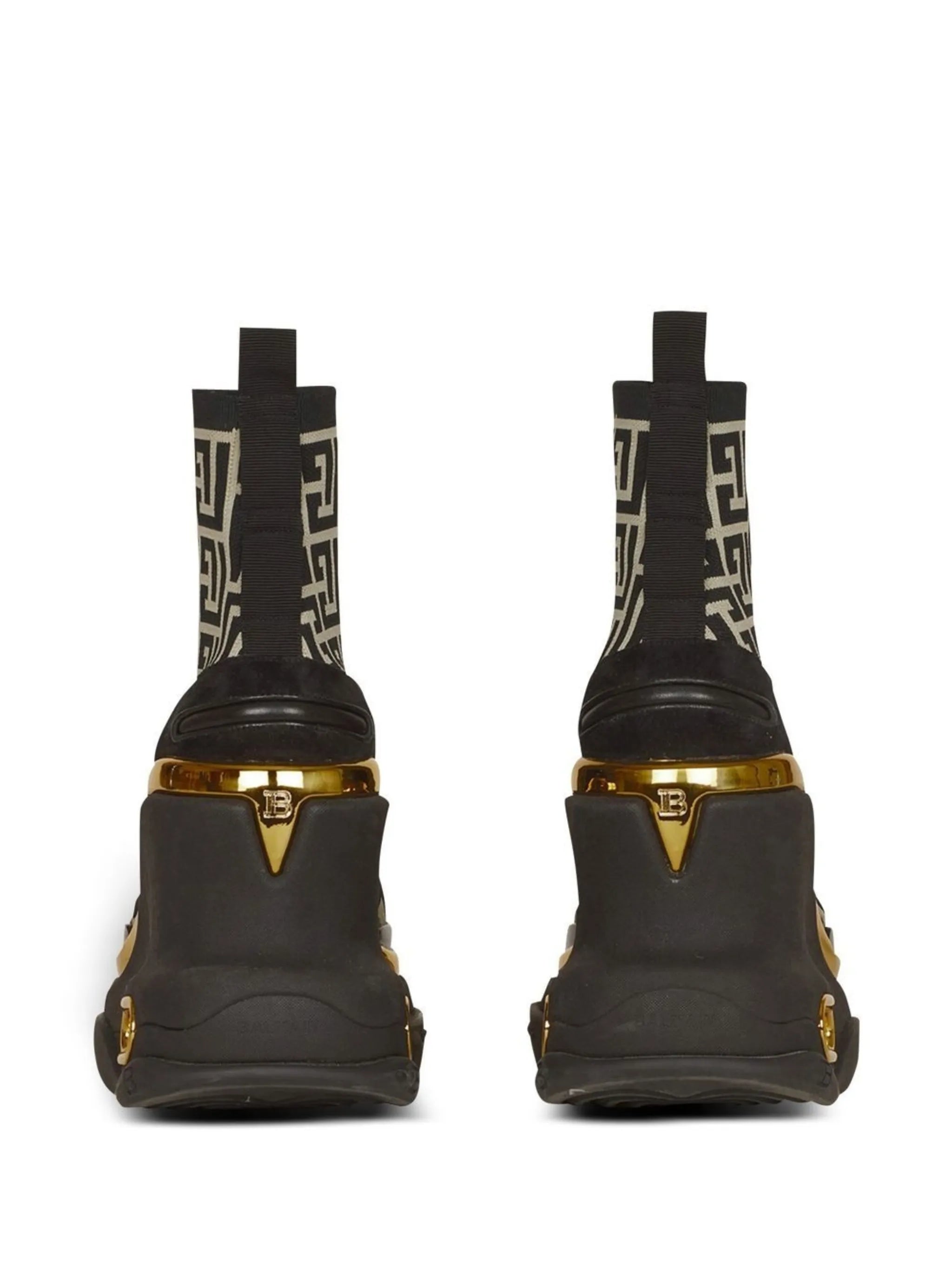 B-Bold 120mm monogram wedge sneakers