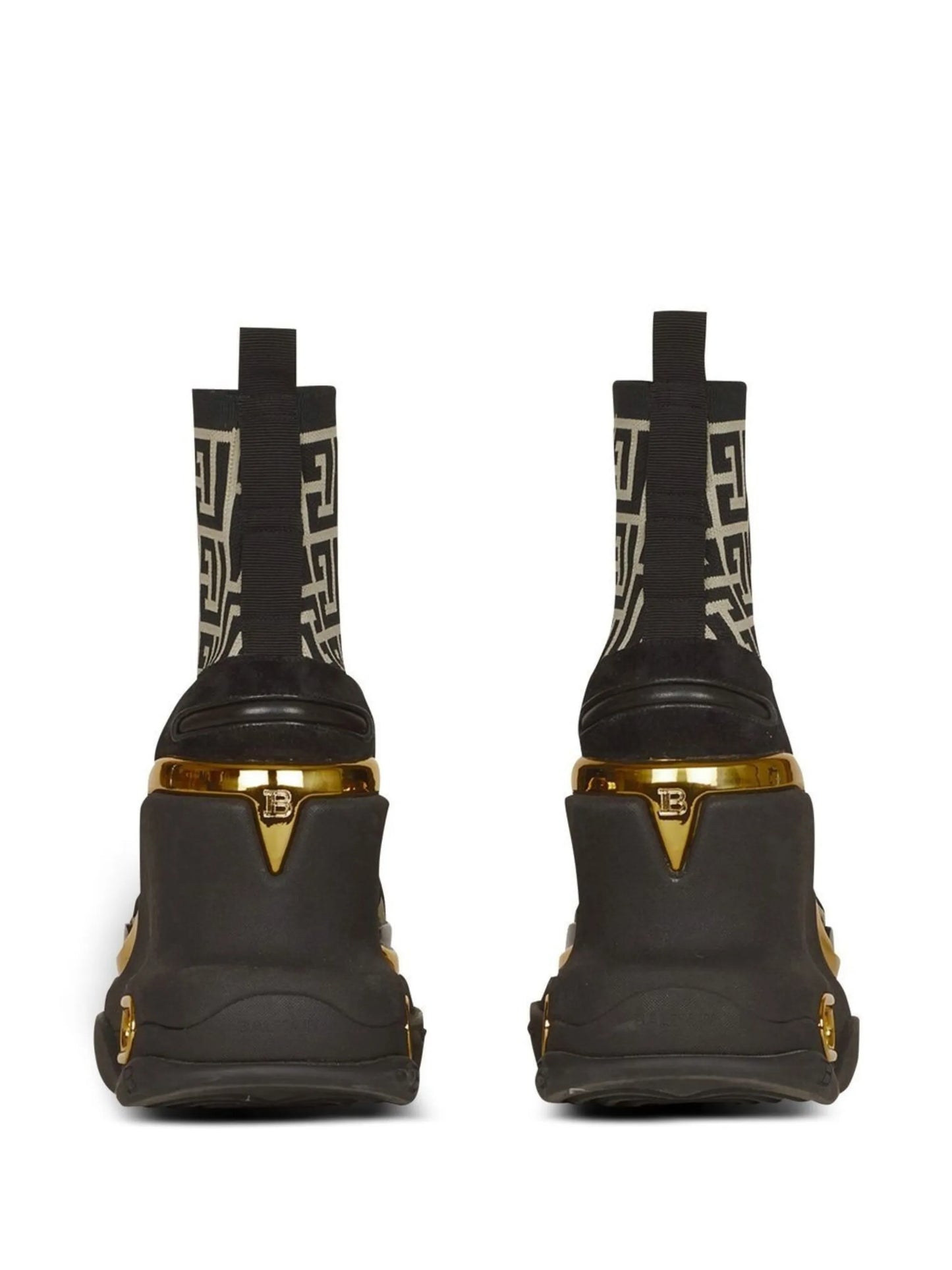B-Bold 120mm monogram wedge sneakers