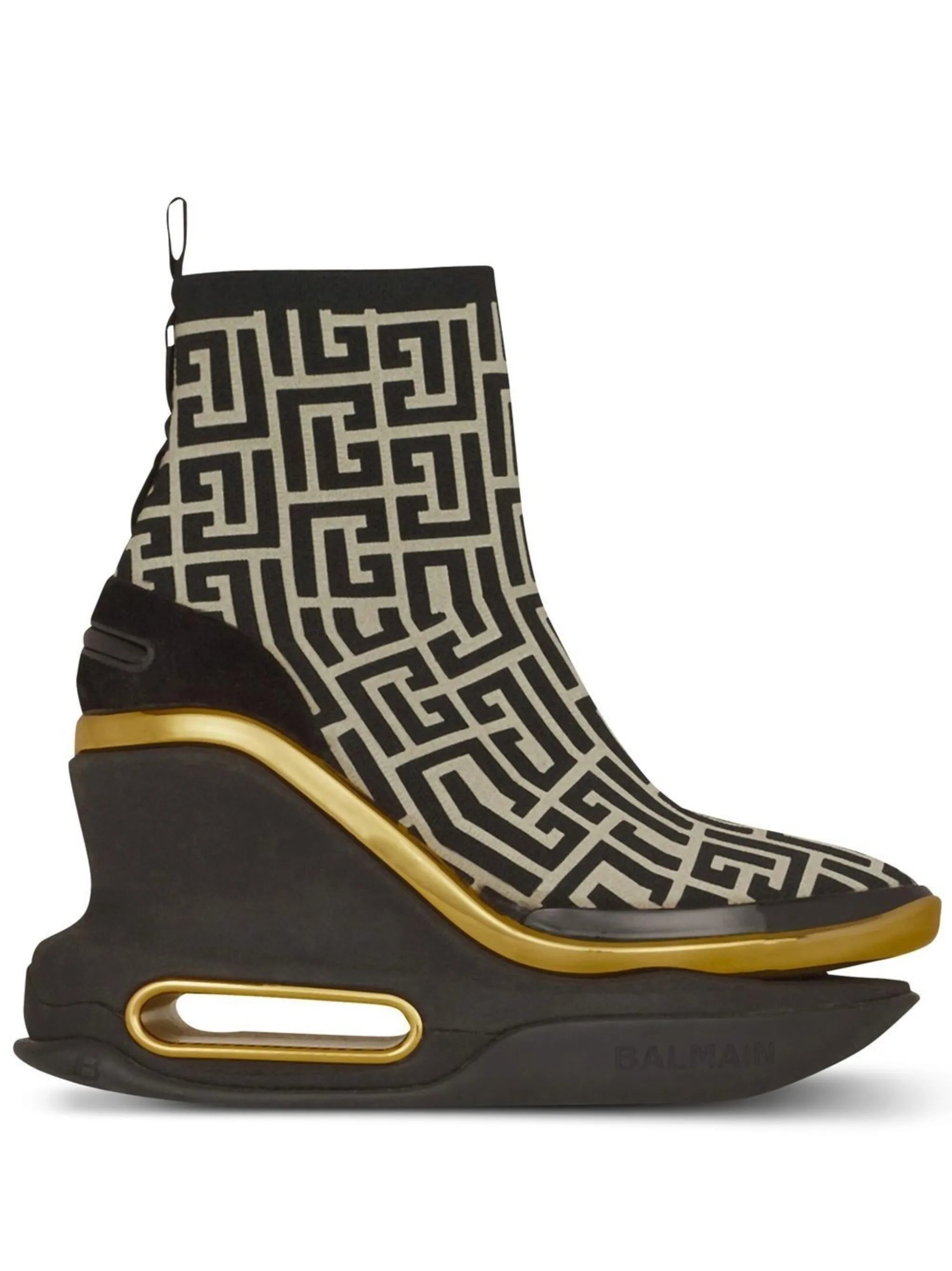 B-Bold 120mm monogram wedge sneakers
