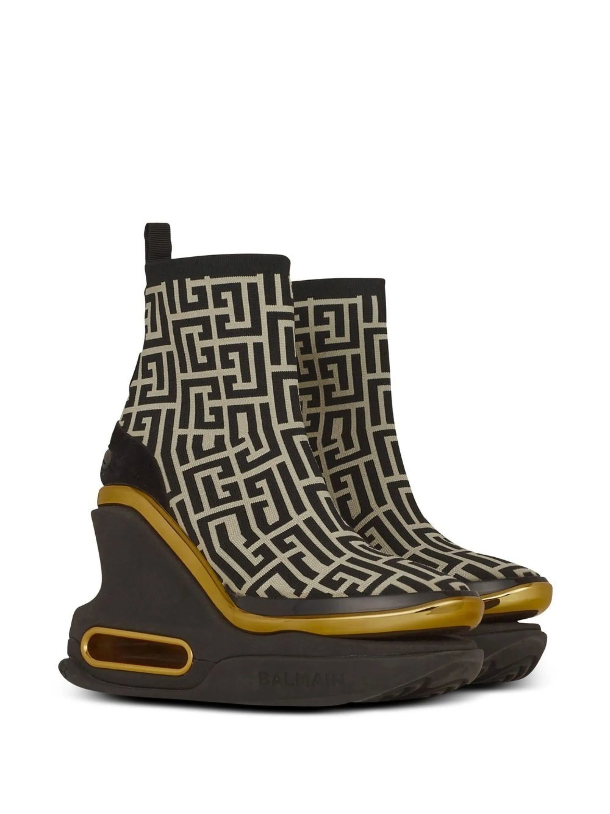 B-Bold 120mm monogram wedge sneakers