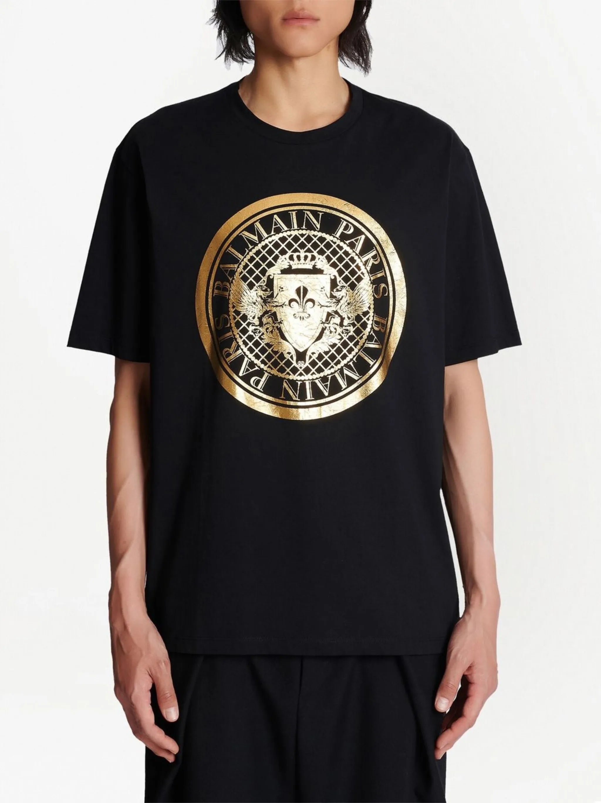 logo-print cotton T-shirt