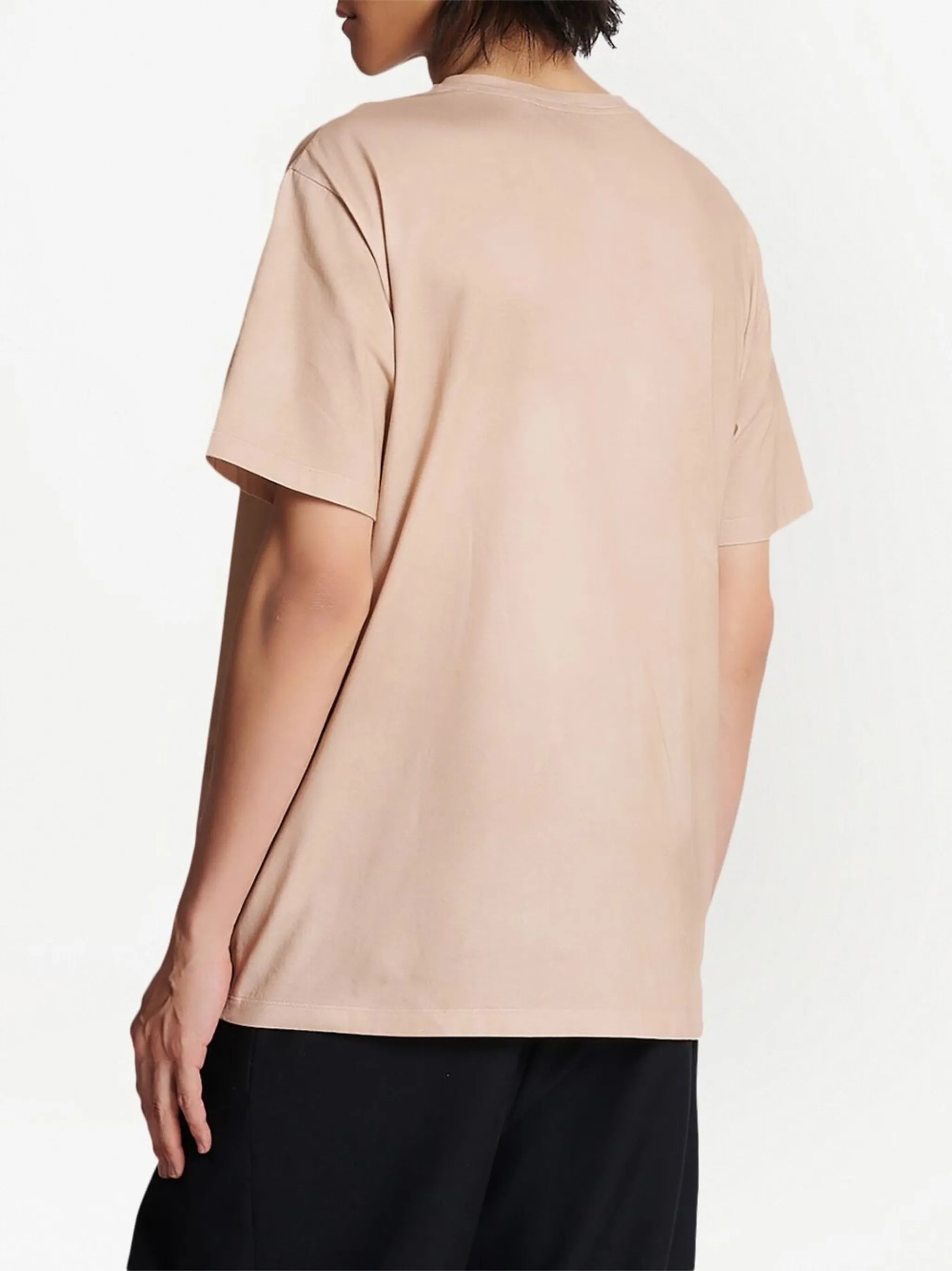 logo-print detail T-shirt