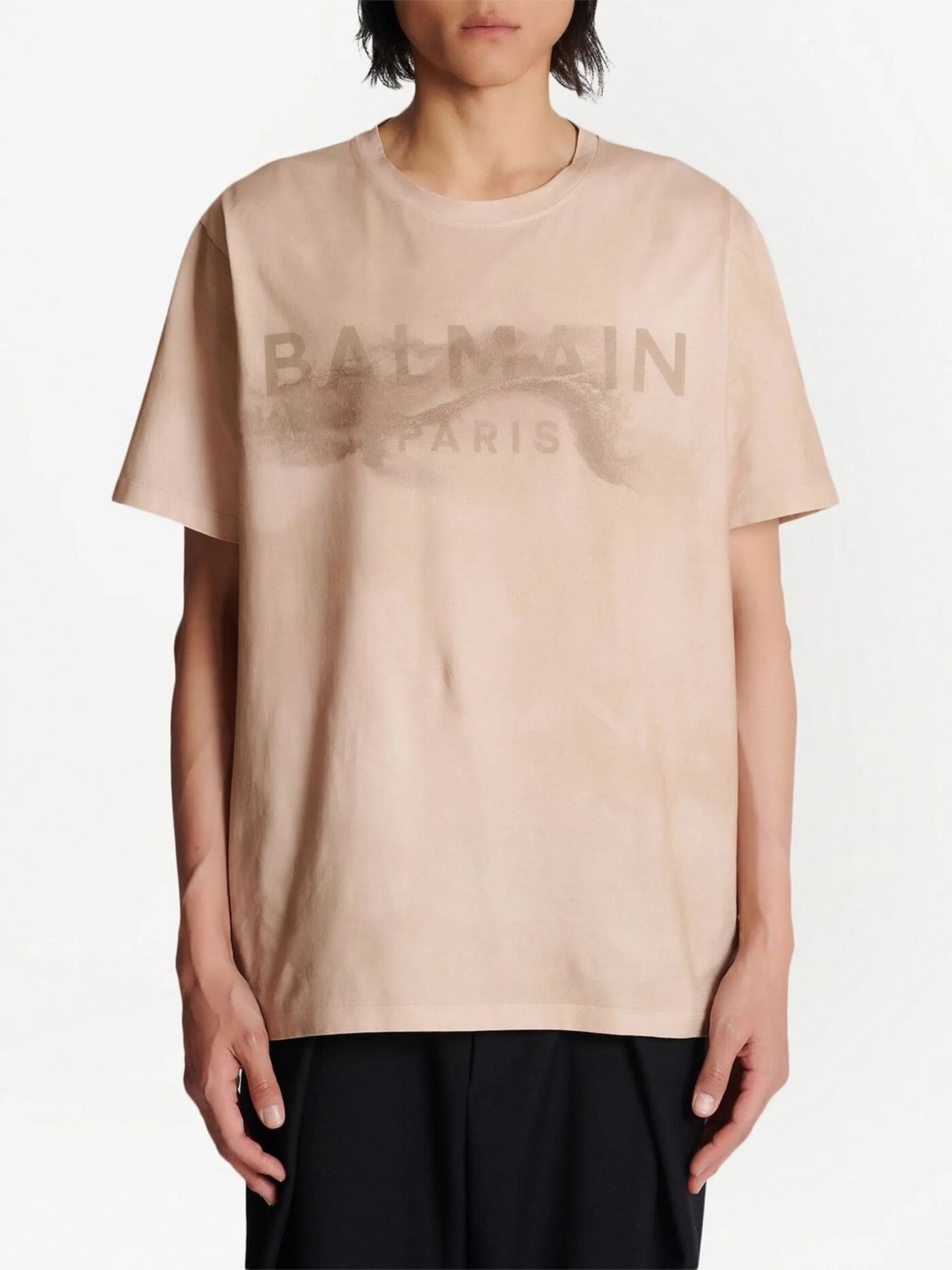 logo-print detail T-shirt