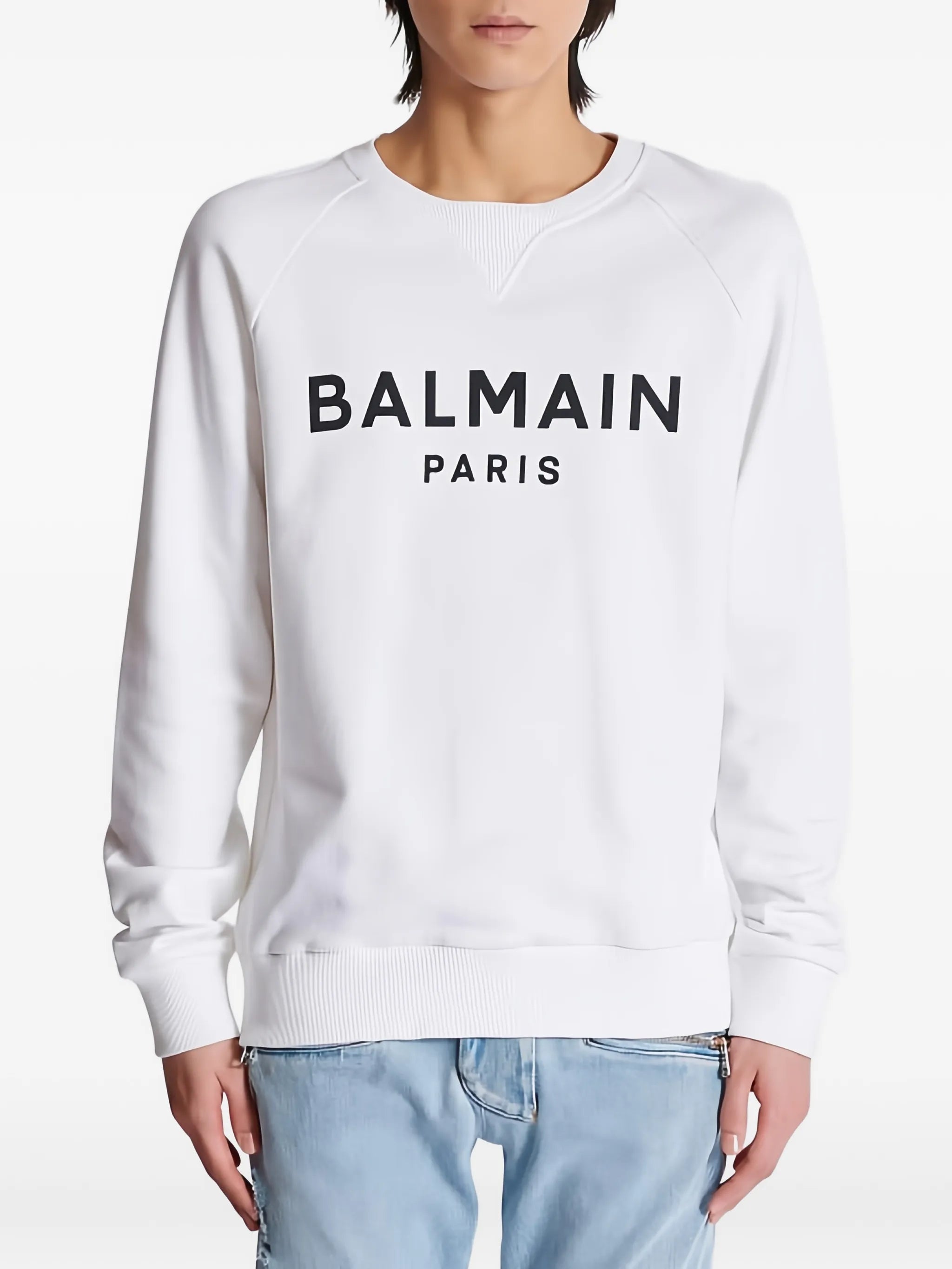 logo-print cotton sweatshirt