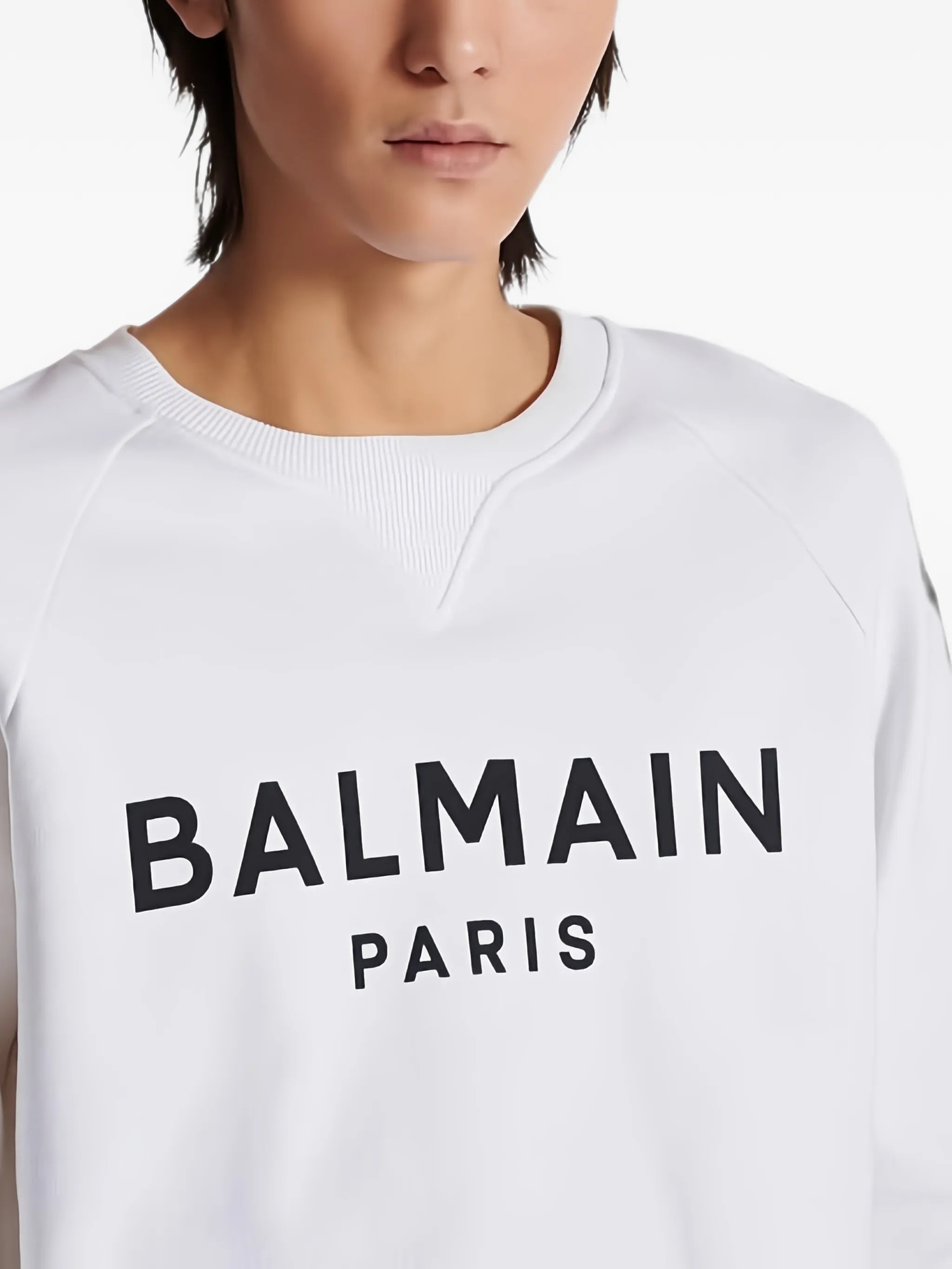 logo-print cotton sweatshirt