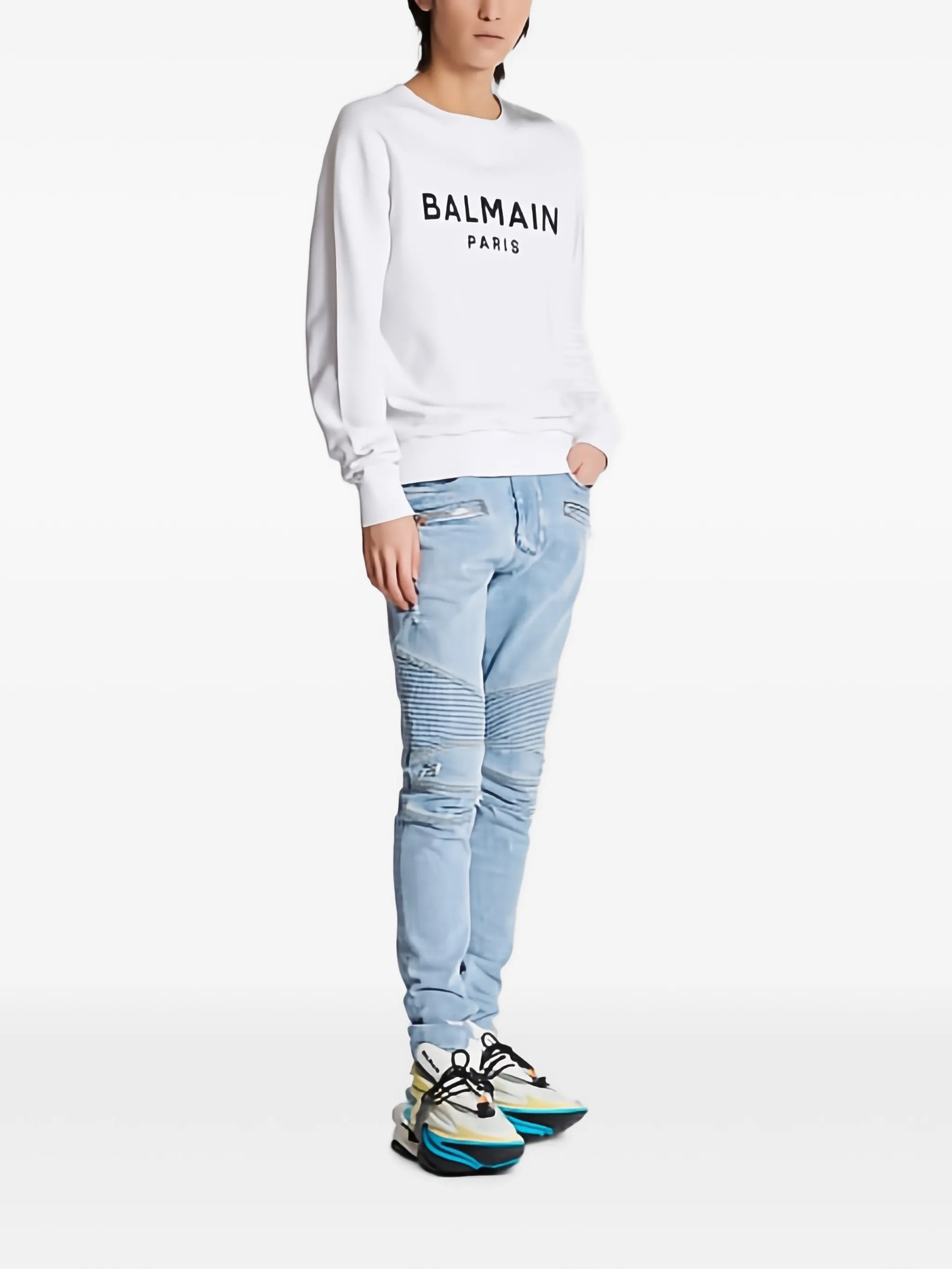 logo-print cotton sweatshirt