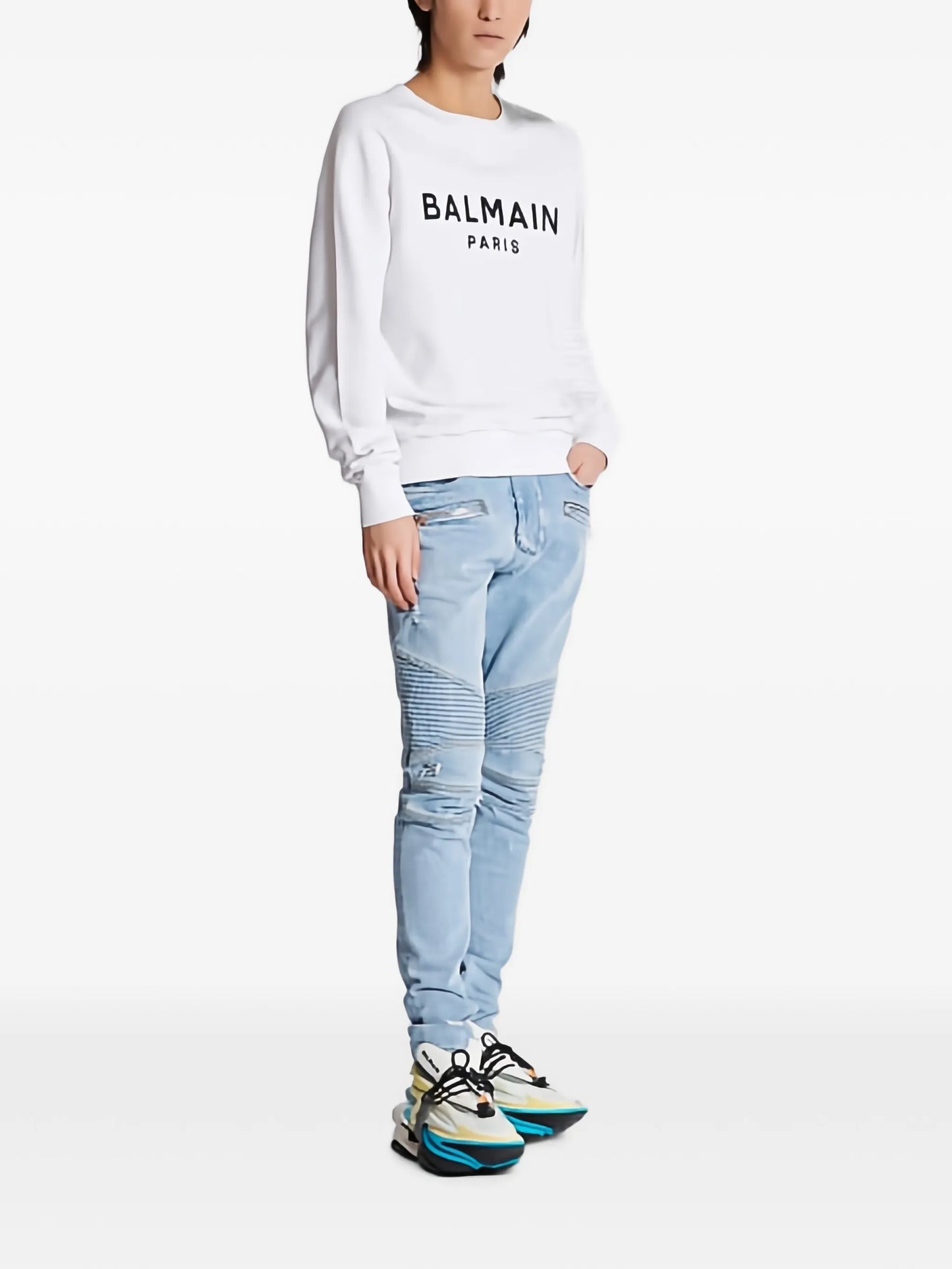 logo-print cotton sweatshirt