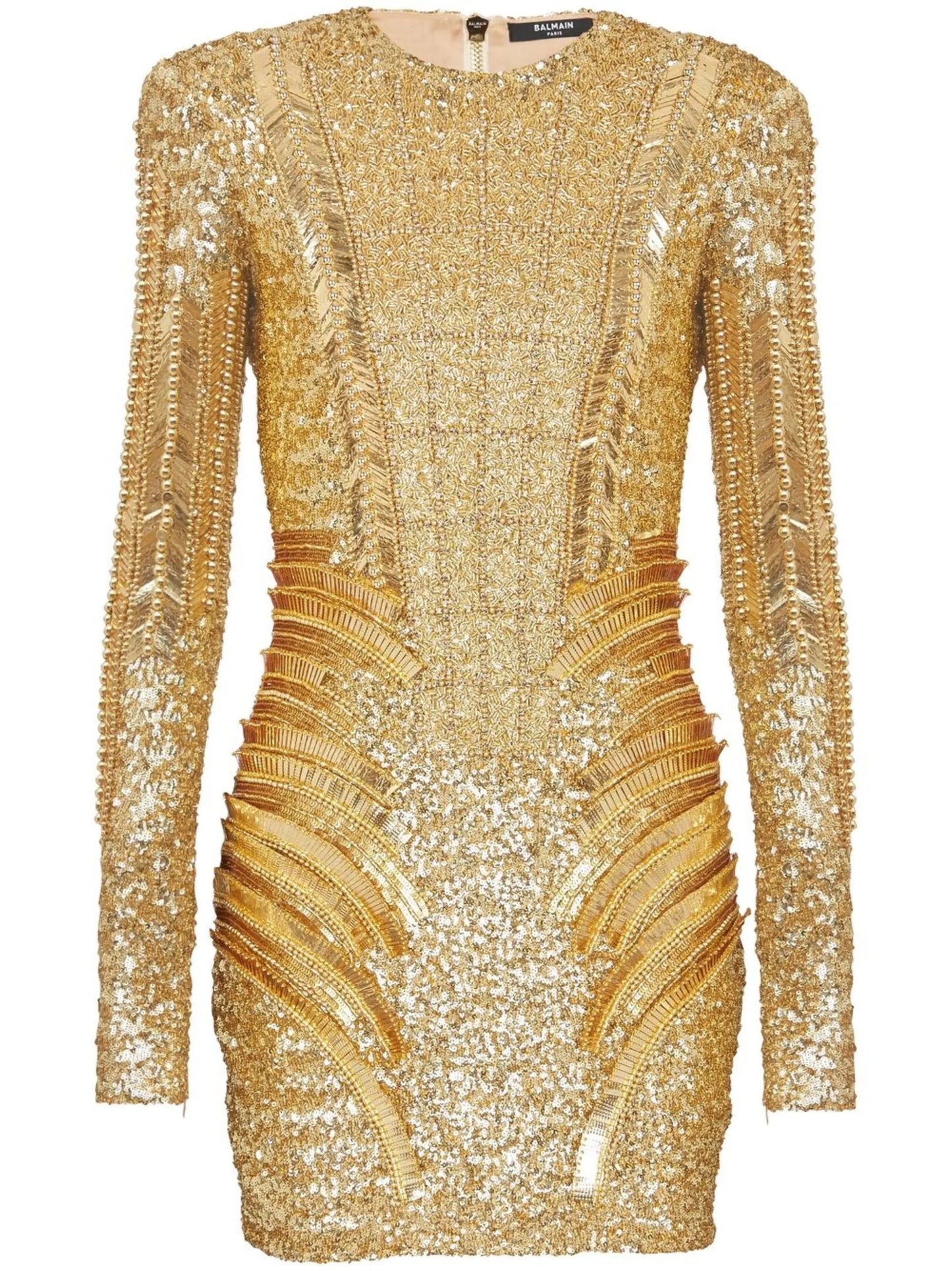 sequin-embellished mini dress