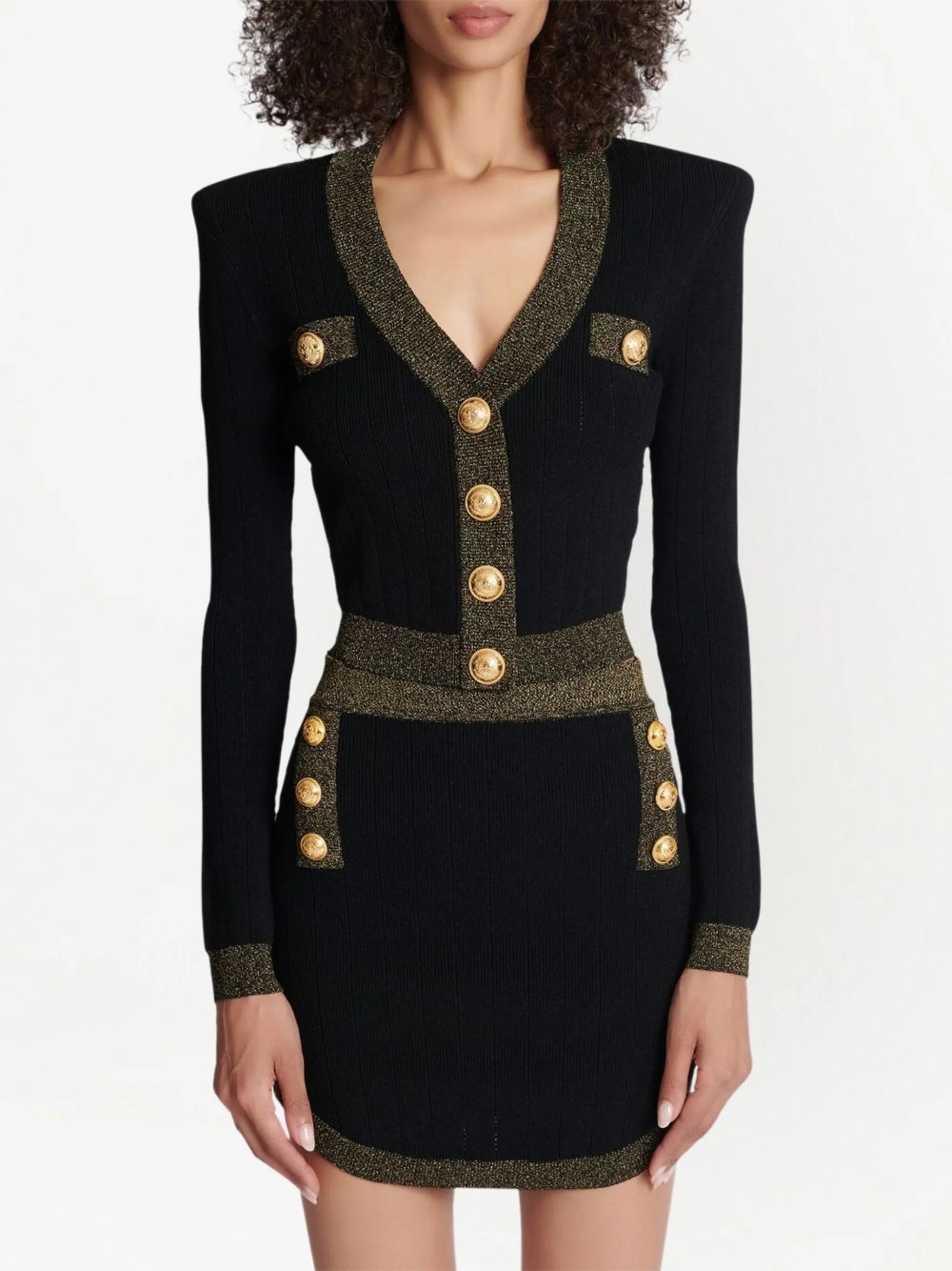 button-front knitted cardigan