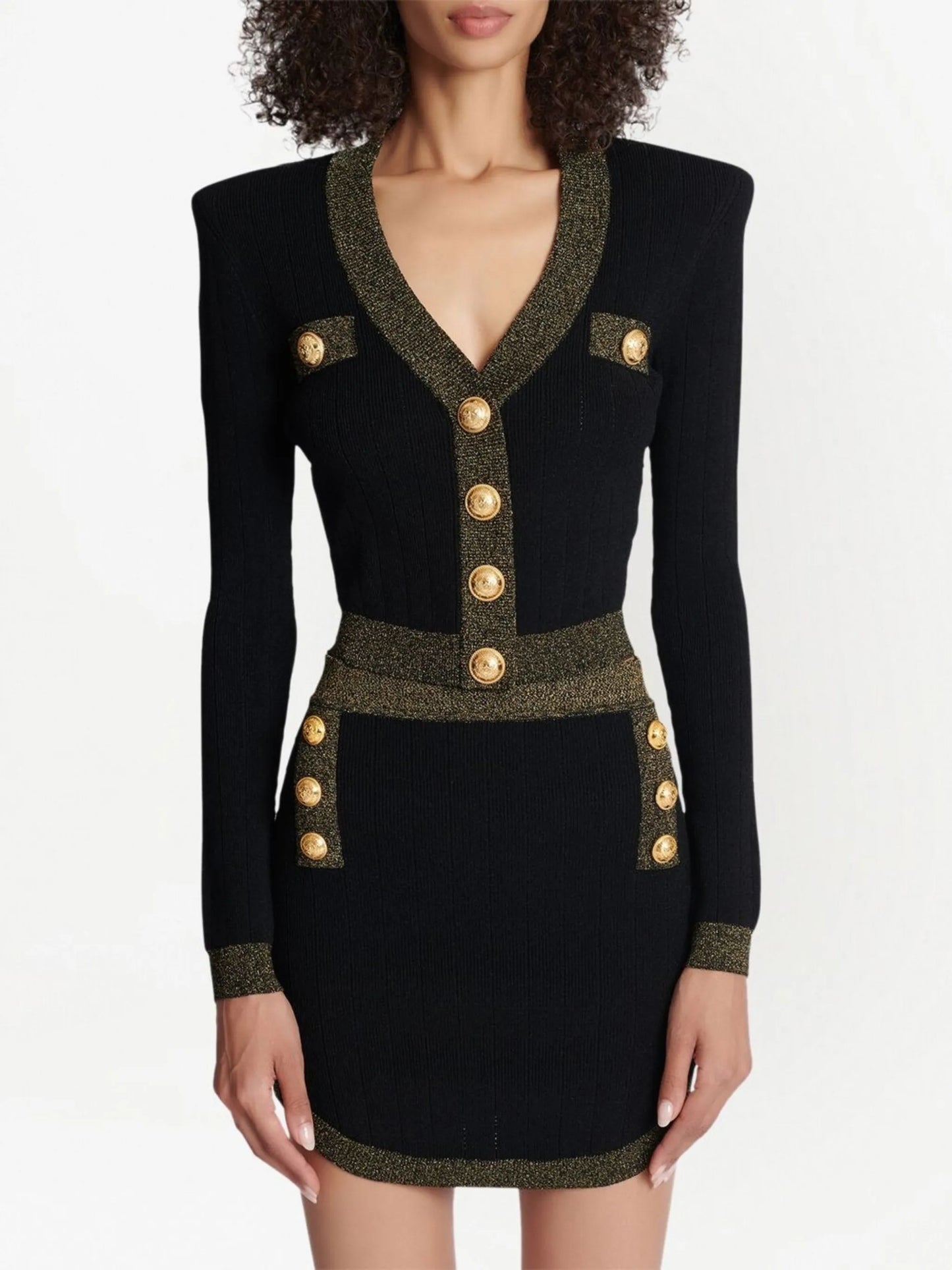 button-front knitted cardigan