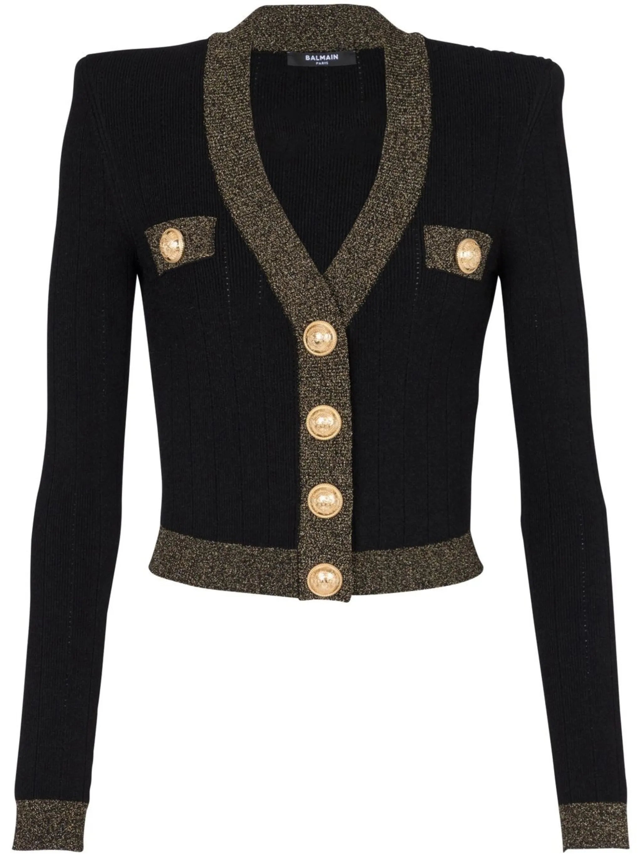 button-front knitted cardigan