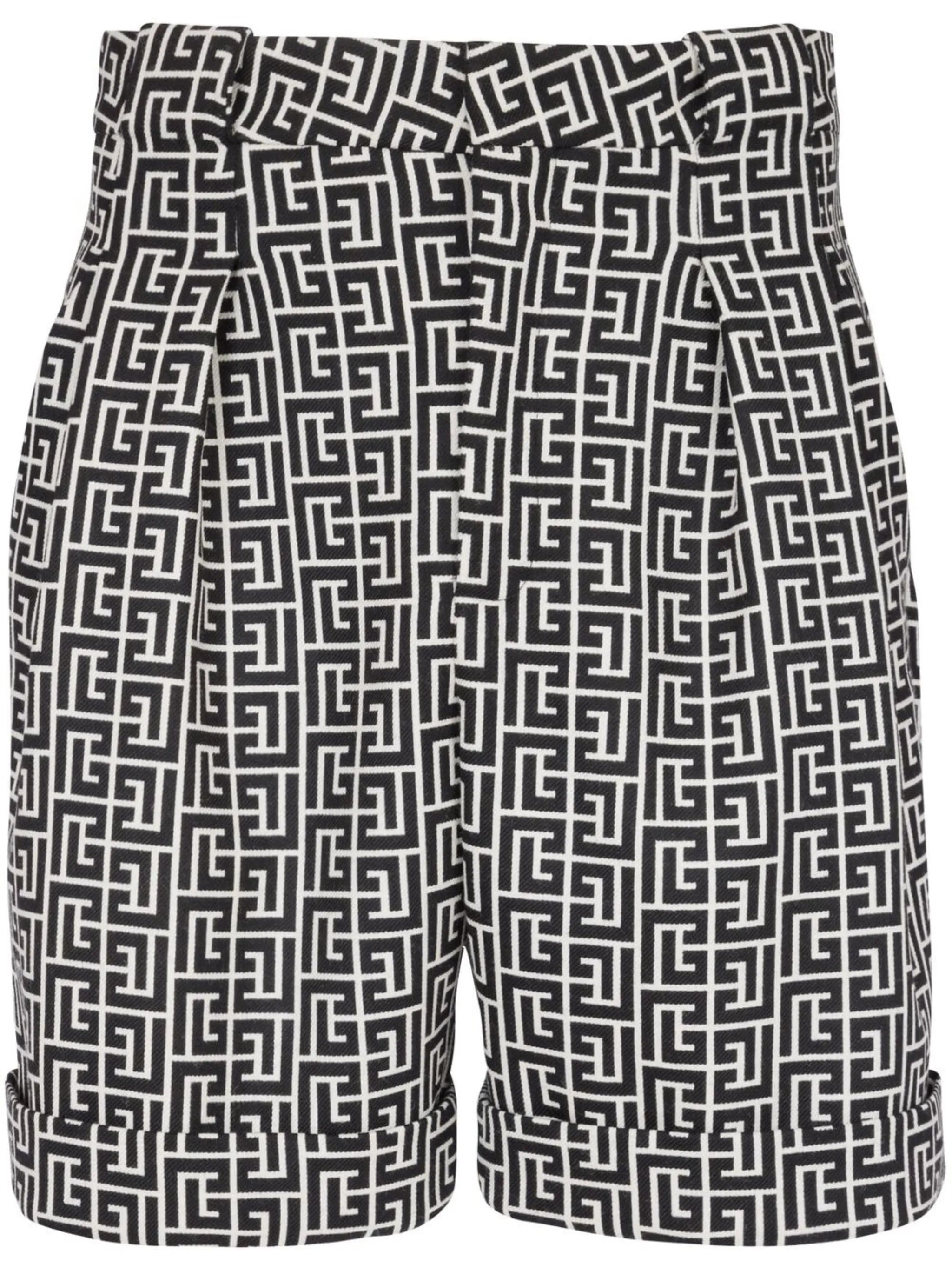 monogram tailored shorts