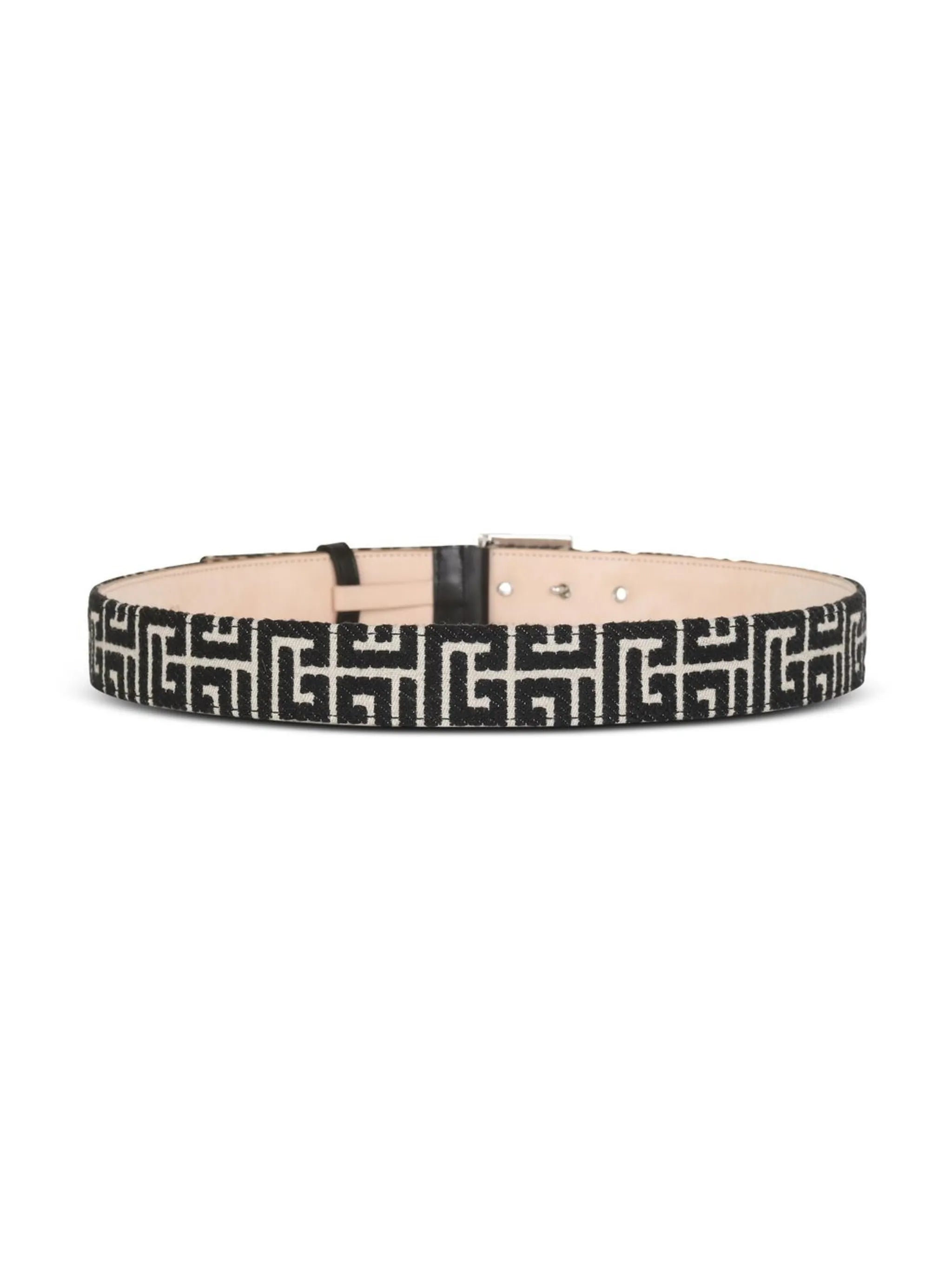 PB monogram jacquard belt