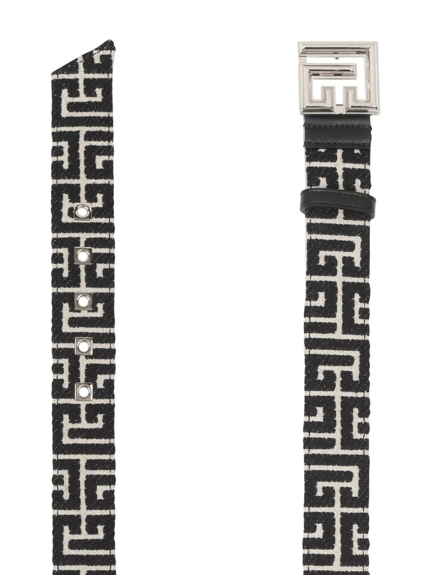 PB monogram jacquard belt