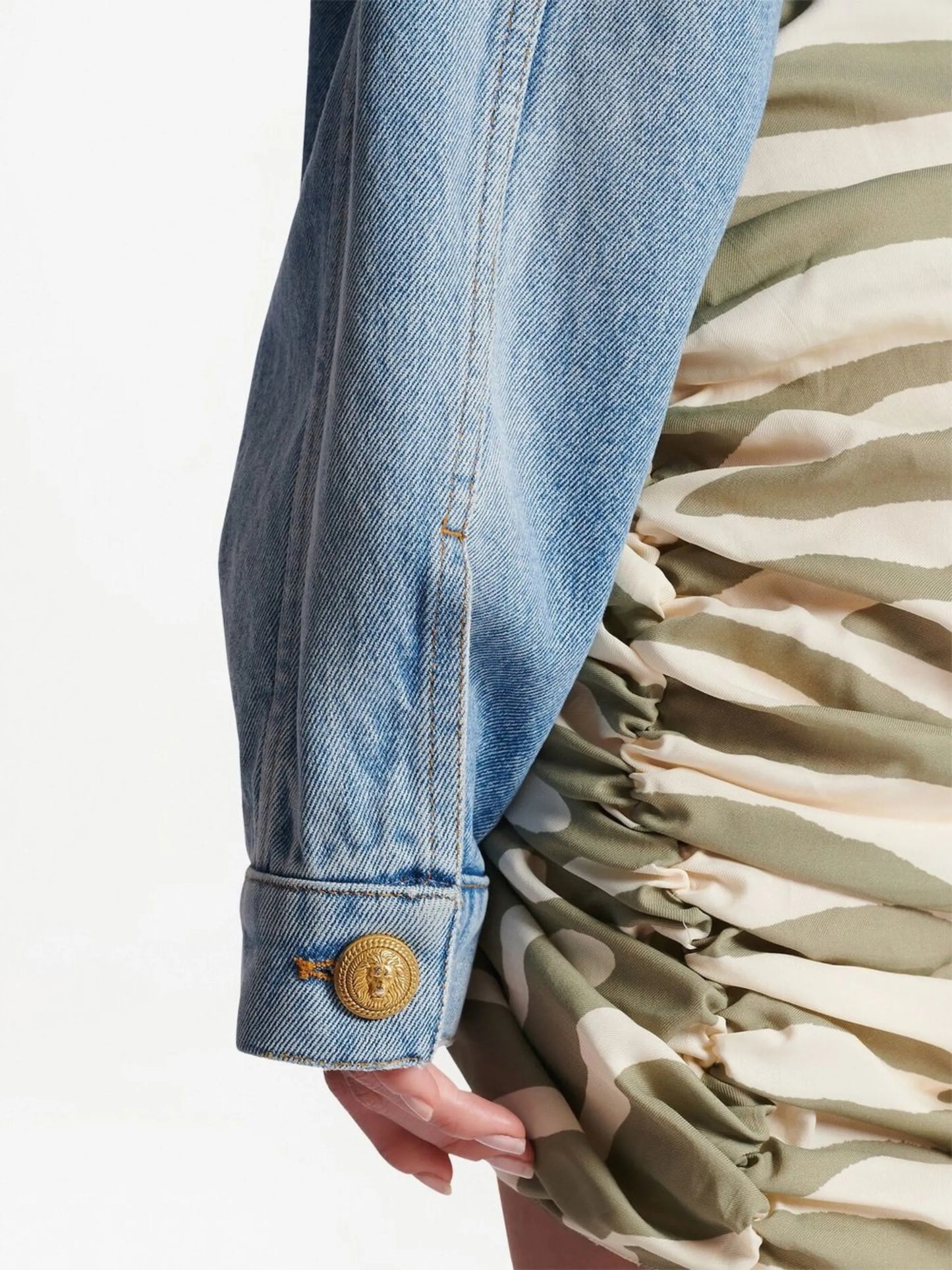 four-pocket cropped denim jacket