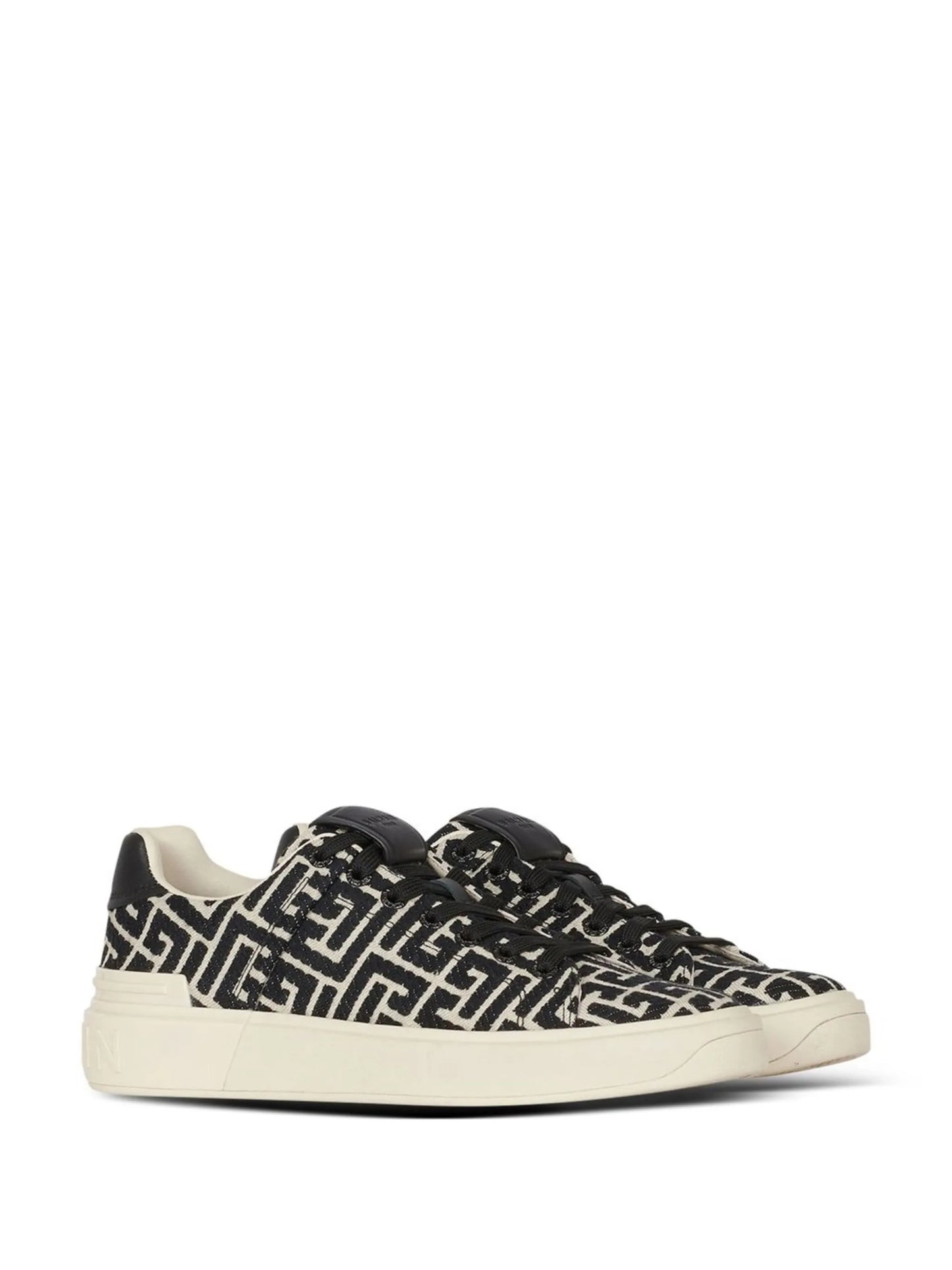 B-Court Monogram-jacquard sneakers