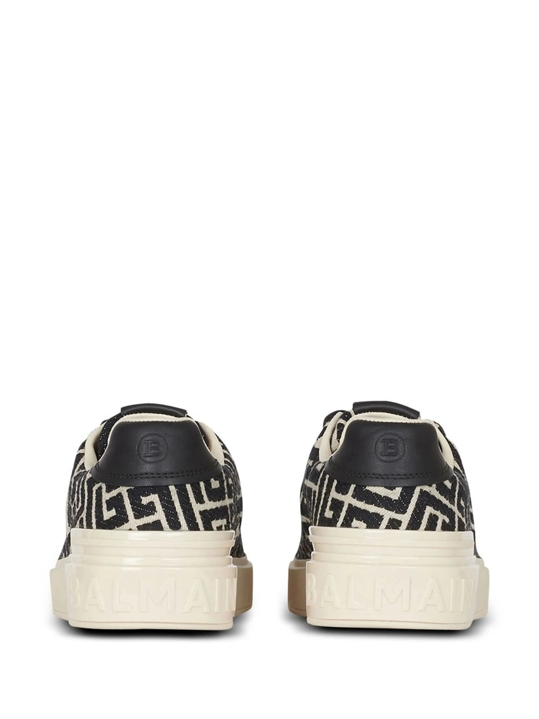 B-Court Monogram-jacquard sneakers