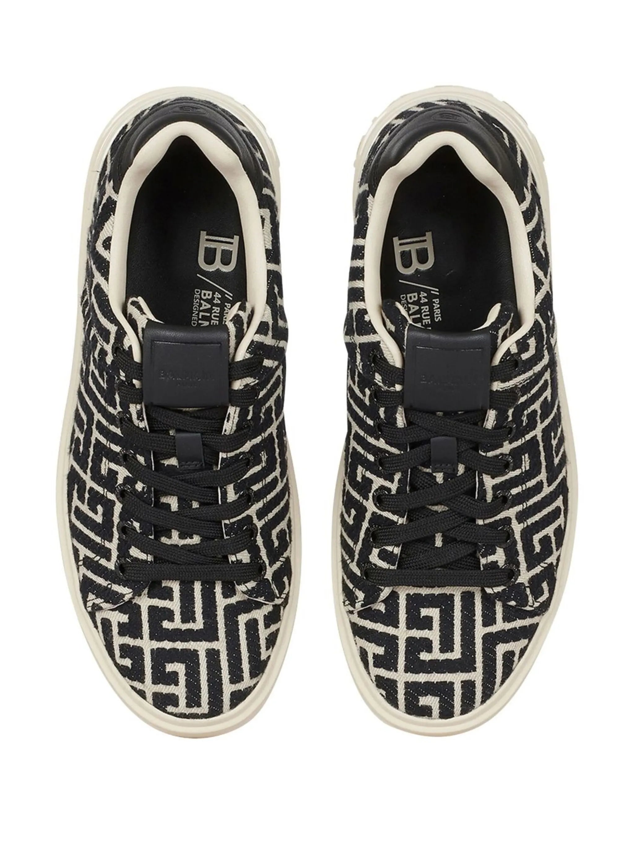 B-Court Monogram-jacquard sneakers