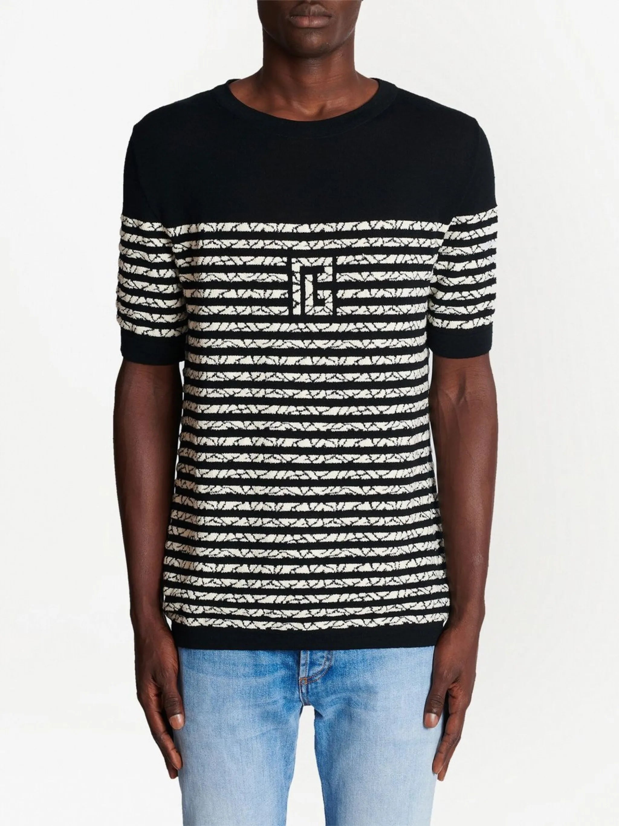 PB knitted short-sleeve jumper