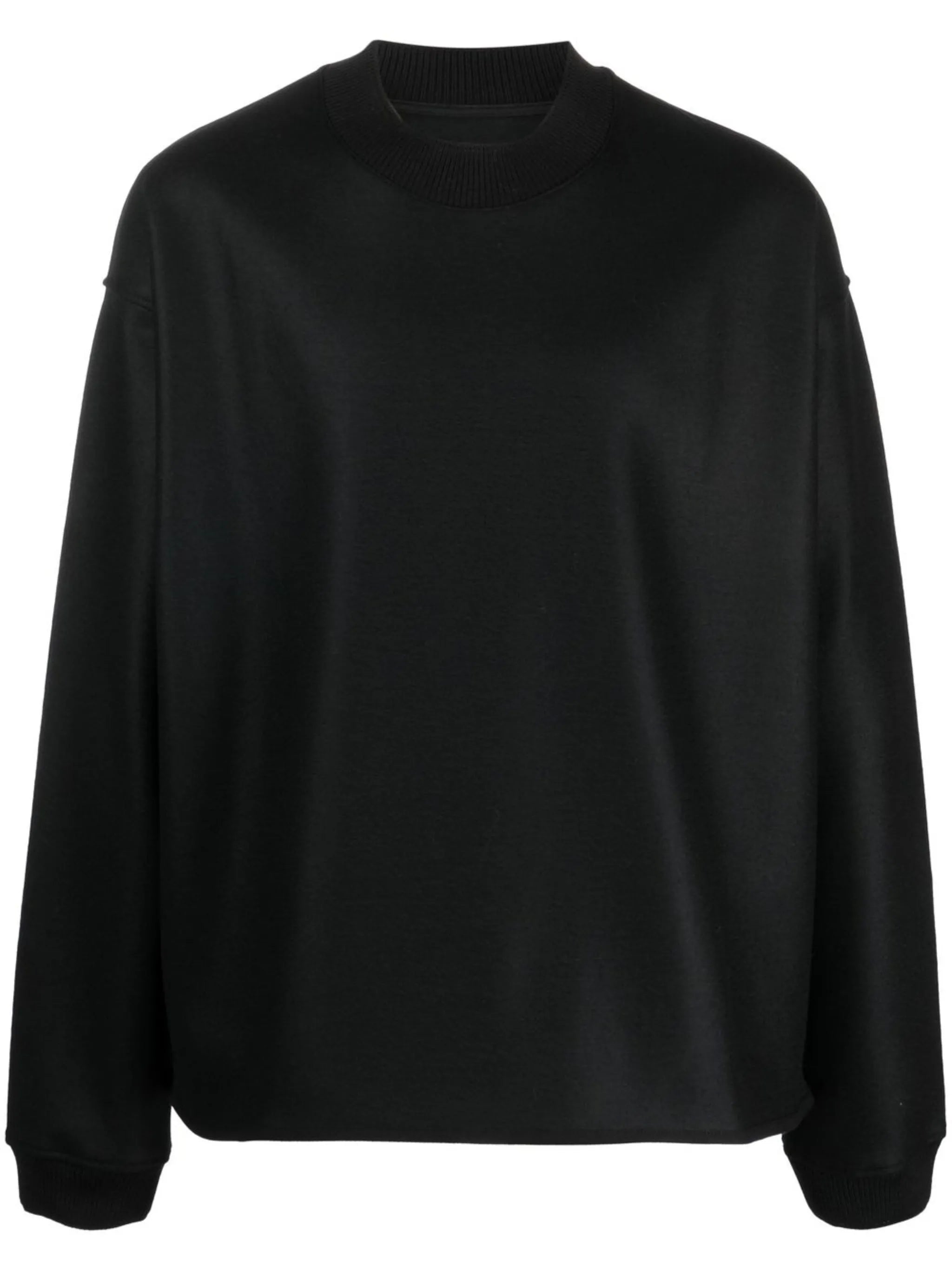 long-sleeve crew-neck sweatshirt