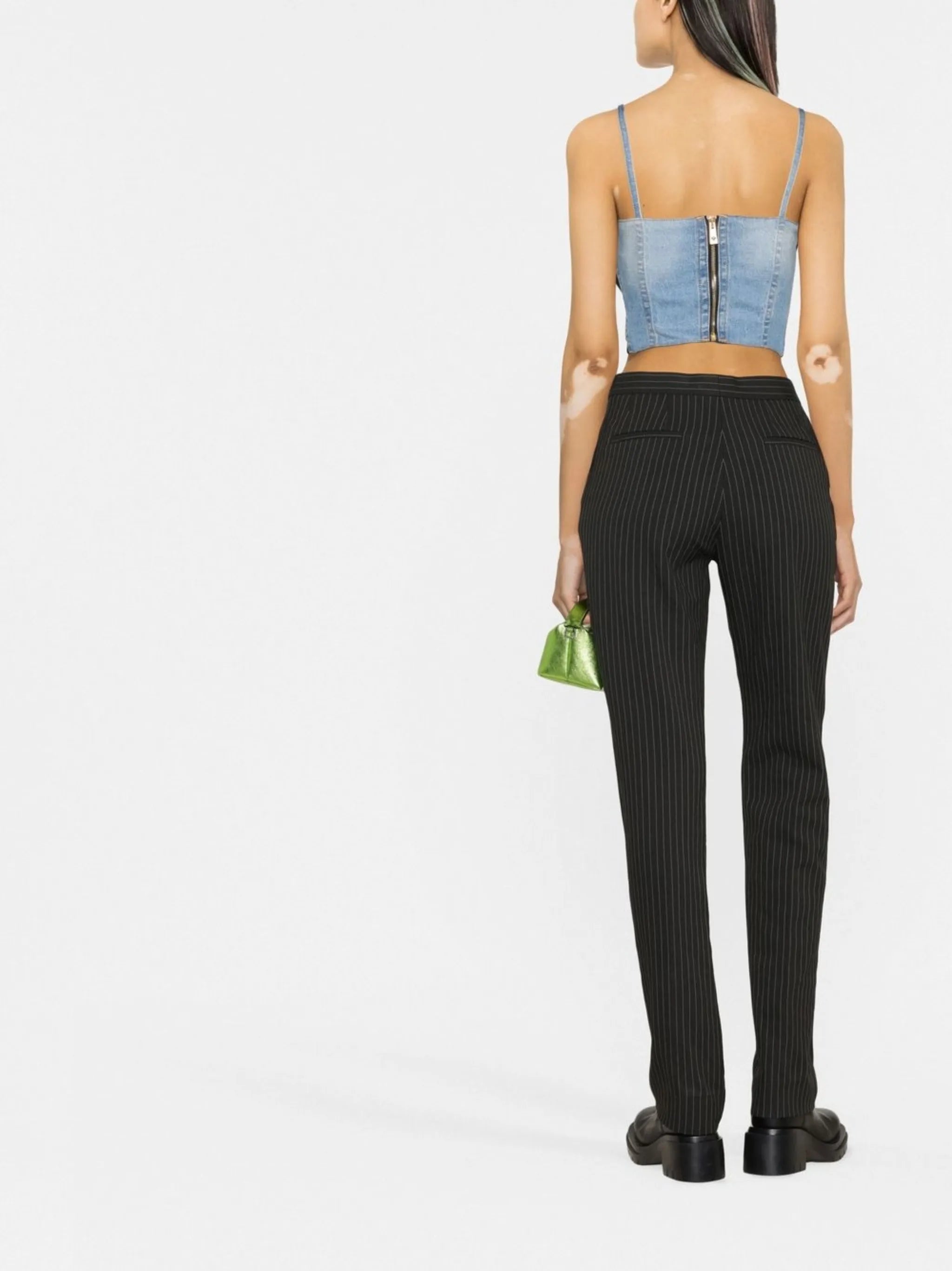 denim corset top