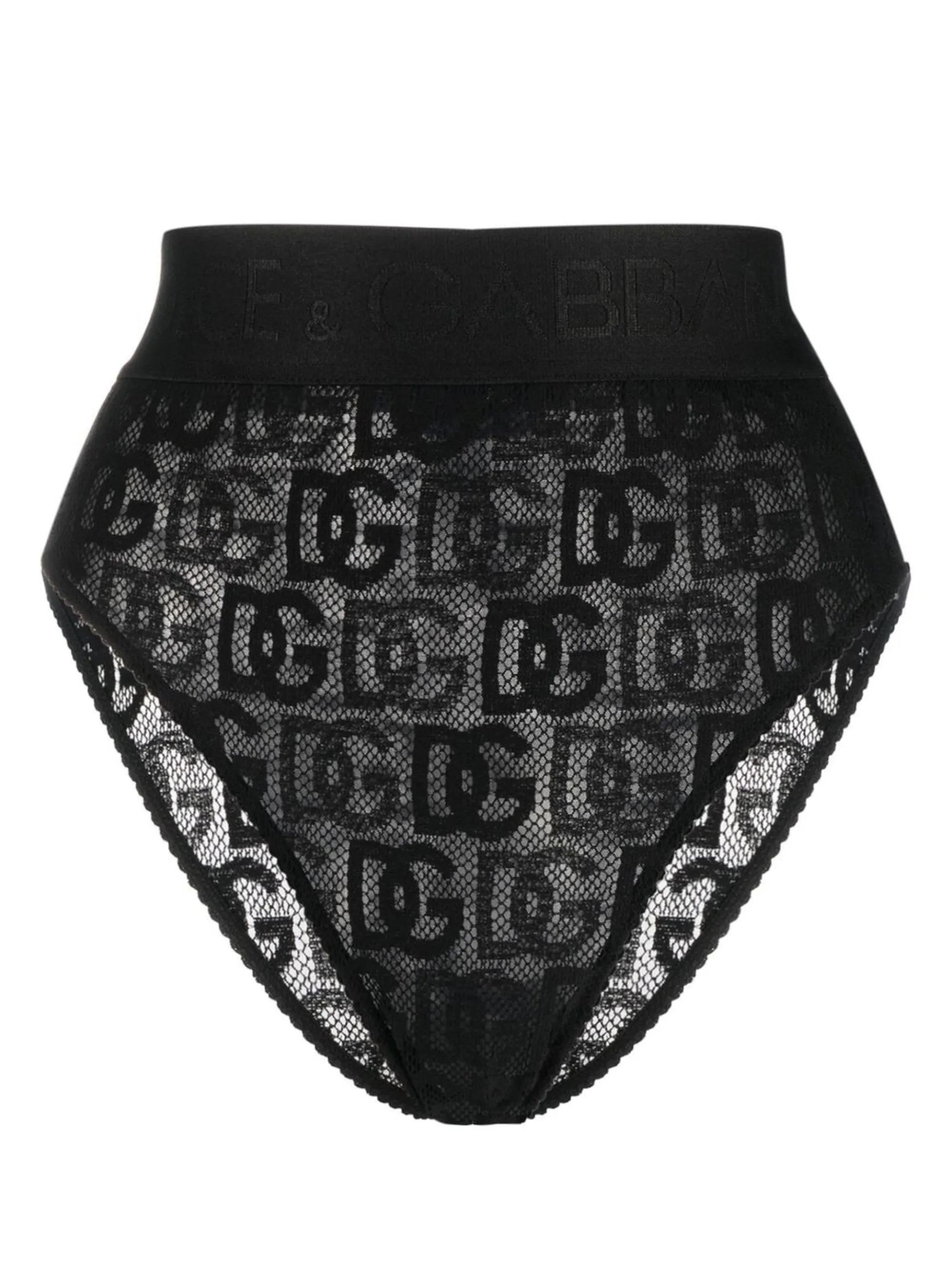 logo-waistband monogram thongs