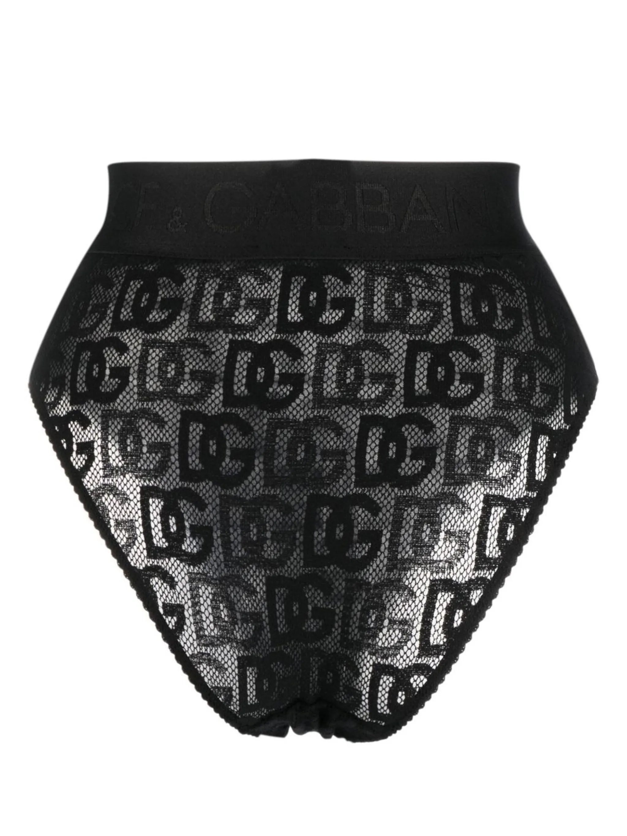 logo-waistband monogram thongs