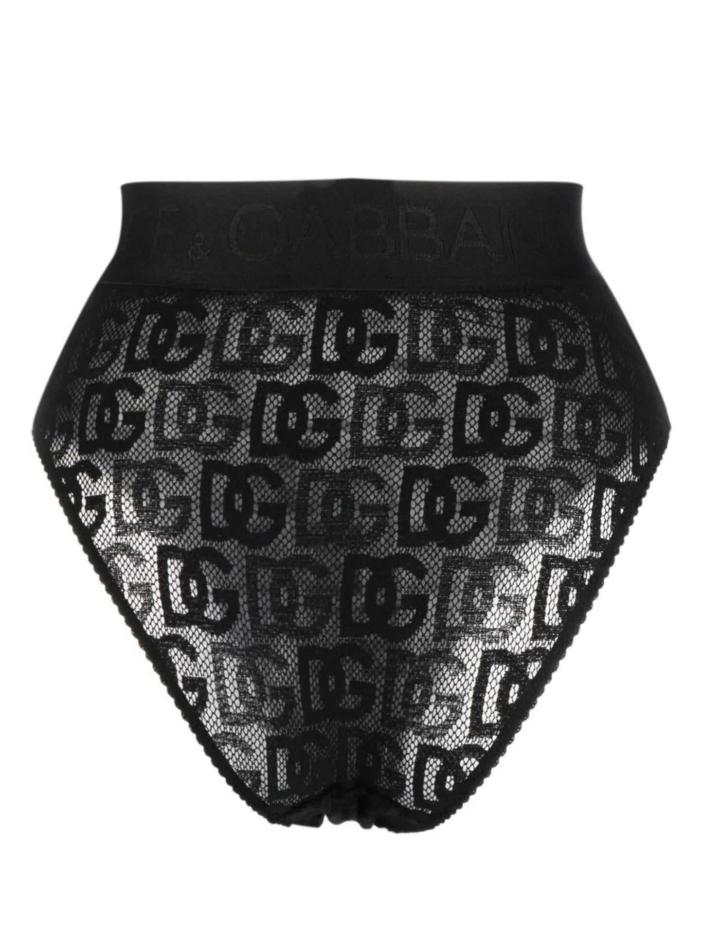 logo-waistband monogram thongs