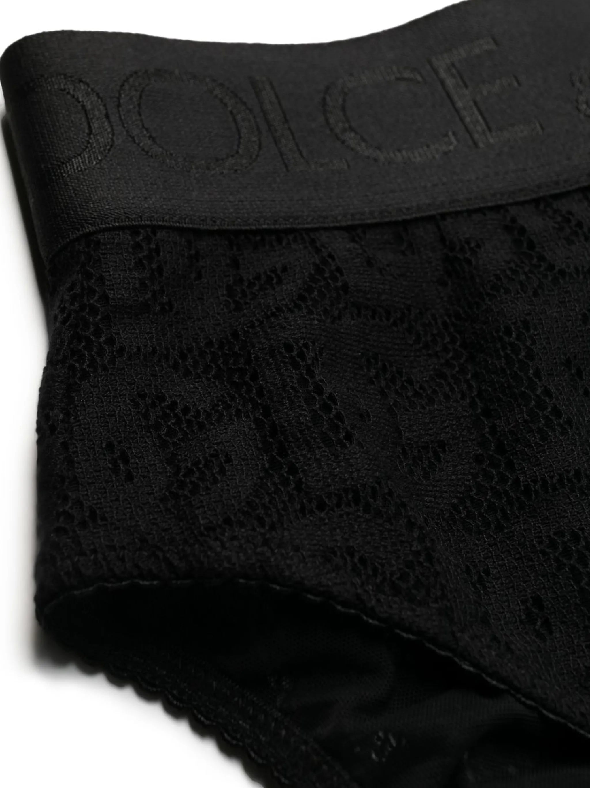 logo-waistband monogram thongs