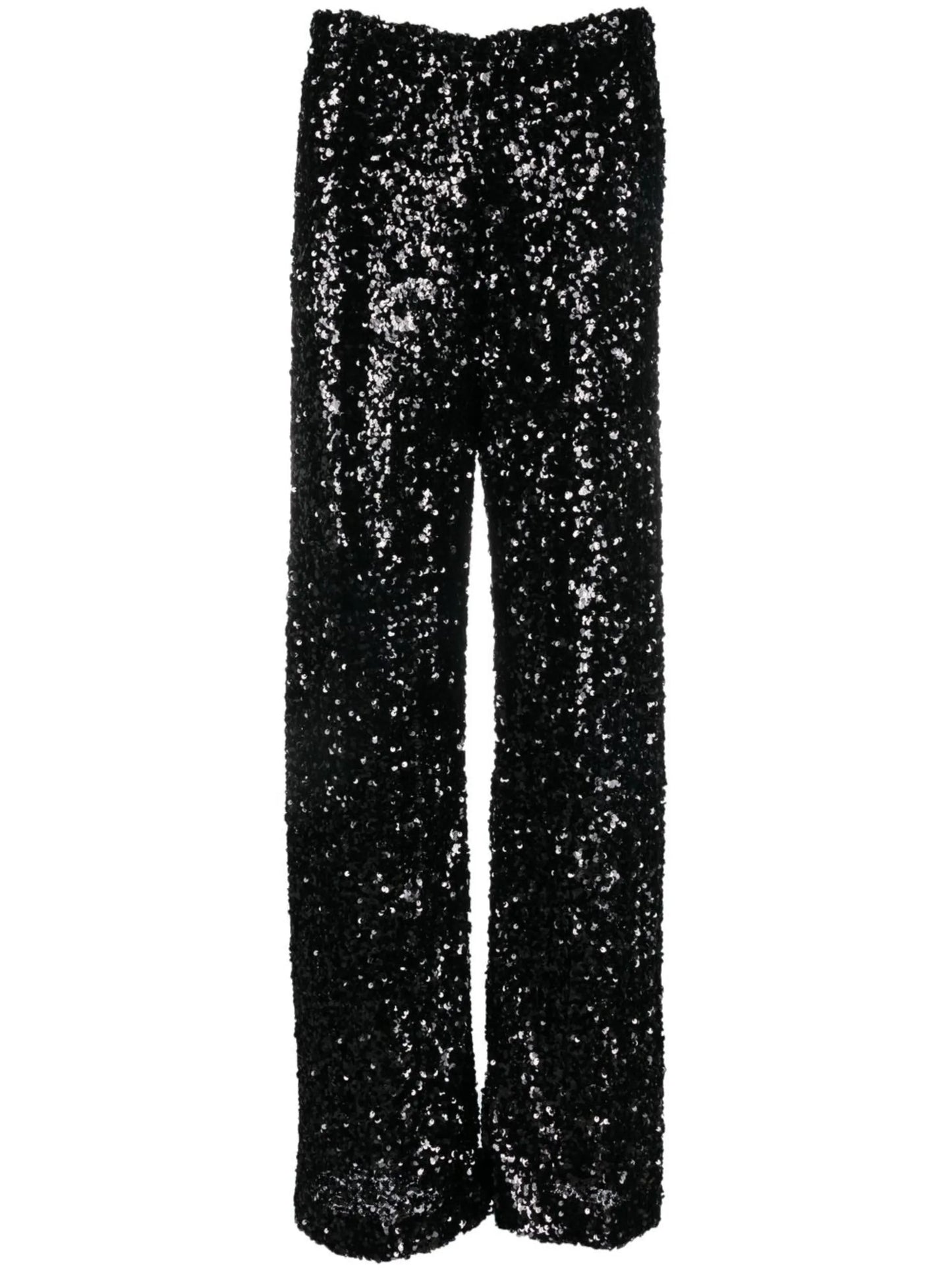 sequin-embellished trousers