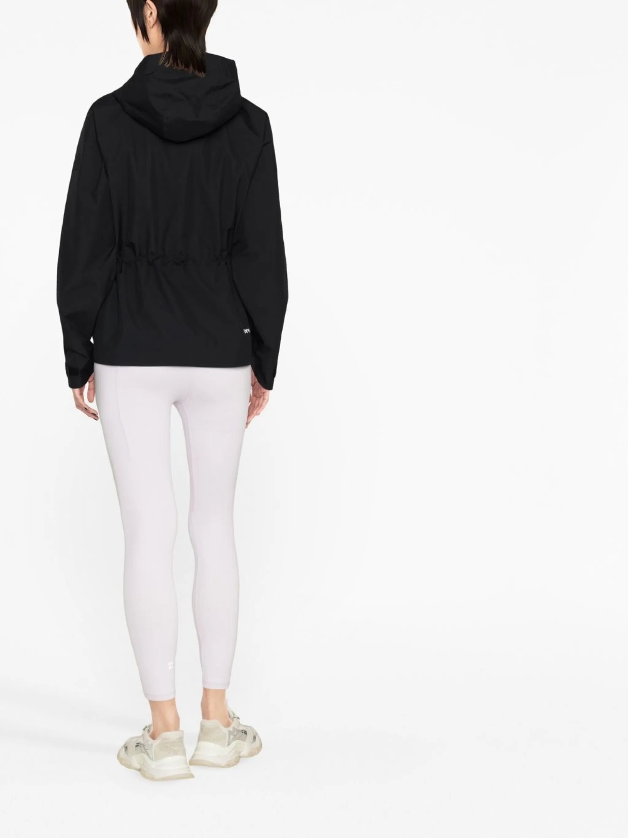 zip-up hooded jacket