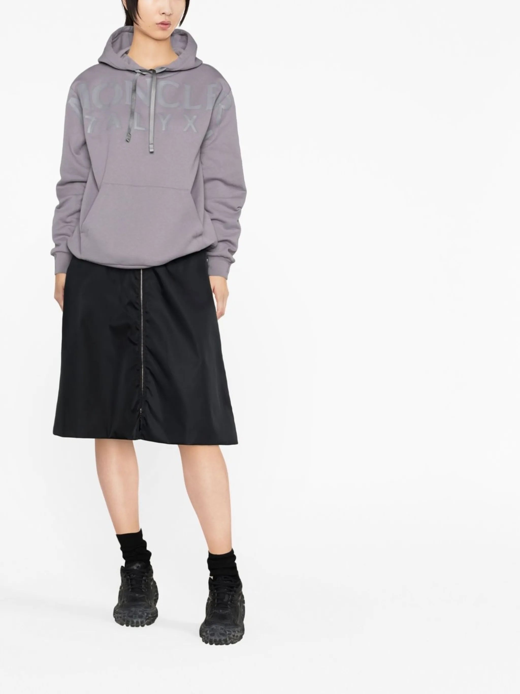 Purple 6 Moncler 1017 Alyx 9SM Logo Hoodie