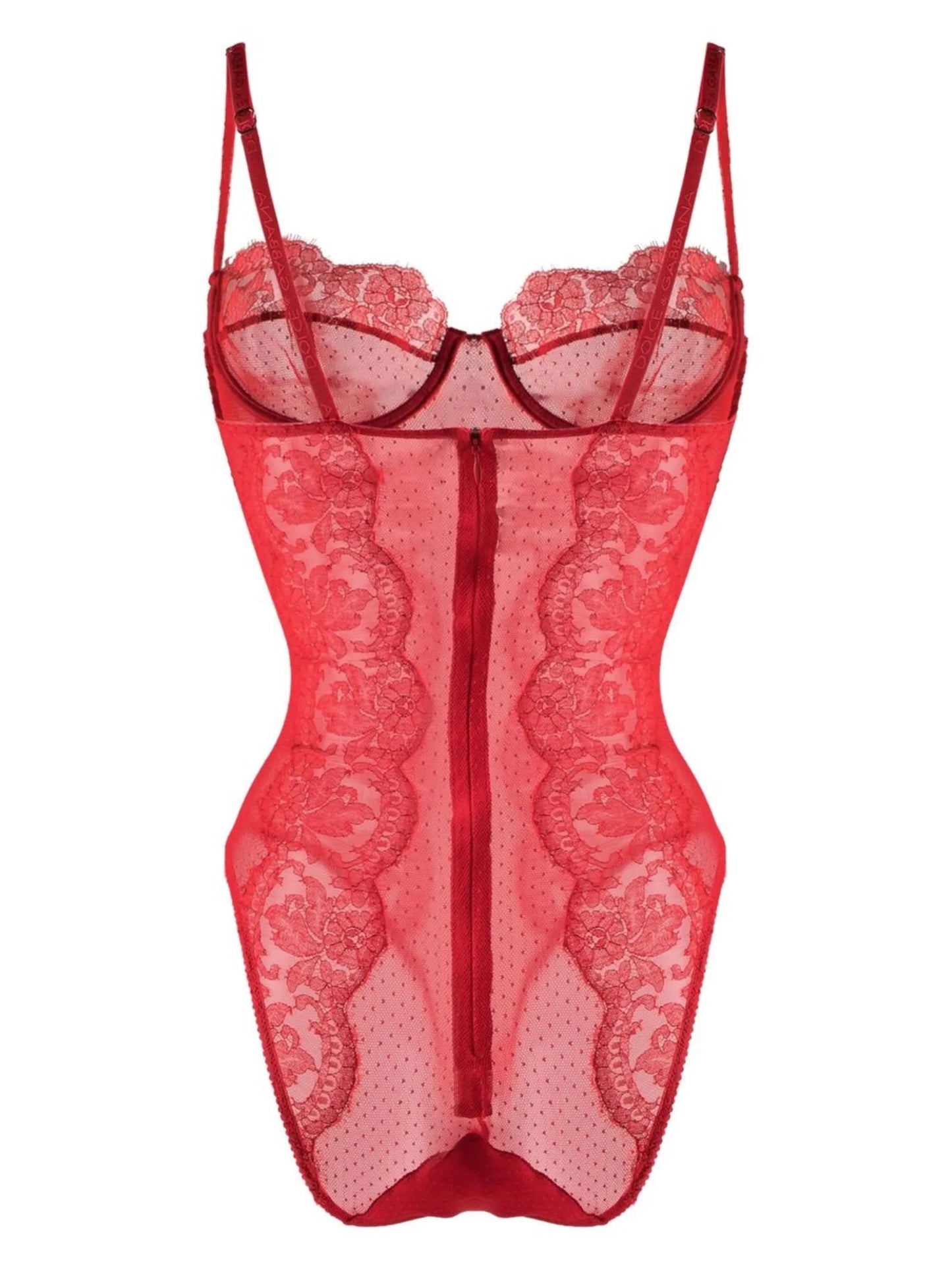 lace bustier-style body